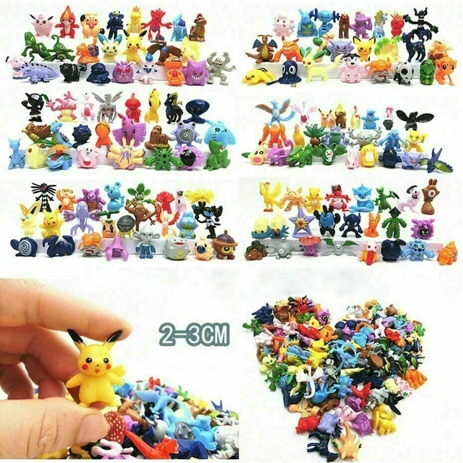 144 Pokemon Mini Figure Toys Pikachu Action Figures | Kids Gift |Party Favors|