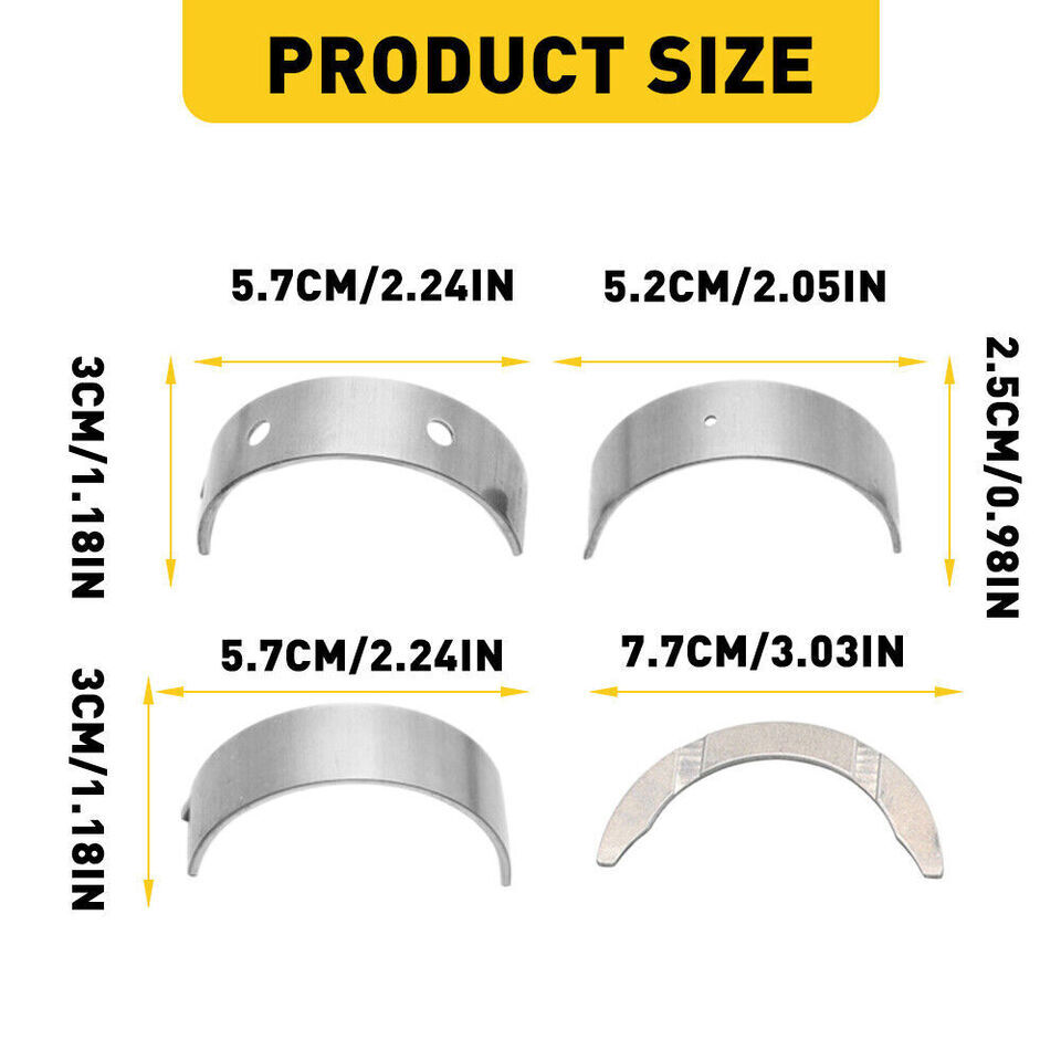 Crankshaft Rods Bearing Kit Fits For Hyundai Sonata Kia Forte Optima 2.4L DOHC