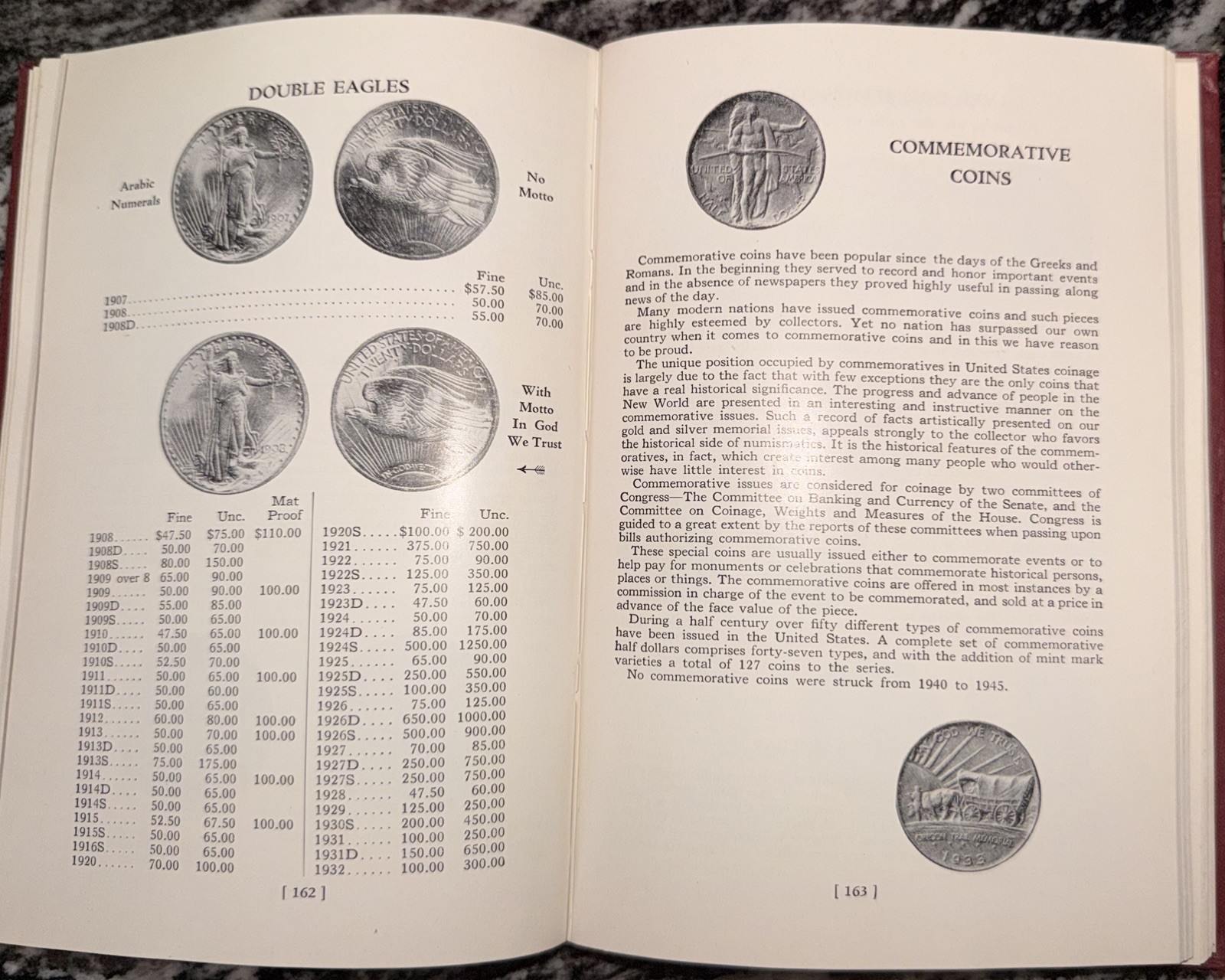 1951-1952 GUIDE BOOK OF UNITED STATES COINS 4th EDITION "REDBOOK" BY R.S. YEOMAN
