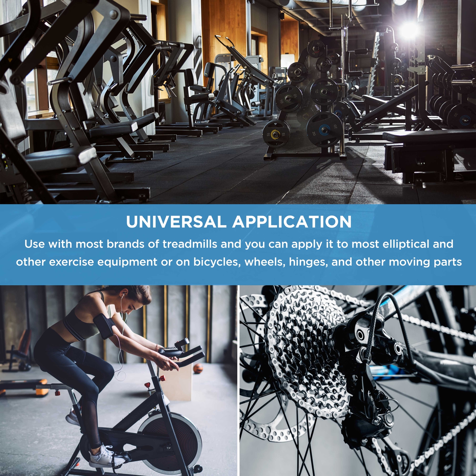 4oz Action Fitness 100% Silicone Treadmill Belt Lubricant, Lube Application Tube