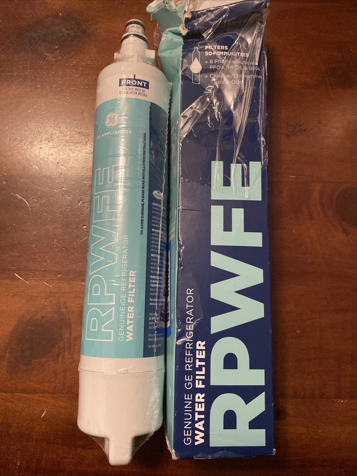 GE RPWFE Refrigerator Water Filter with Chip
