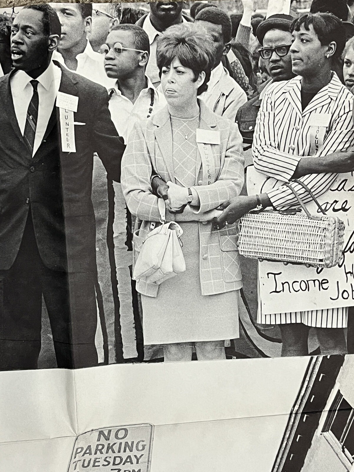 Vintage RARE 1968 Civil Rights Freedom Social Justice Equality Poster 36”X48”