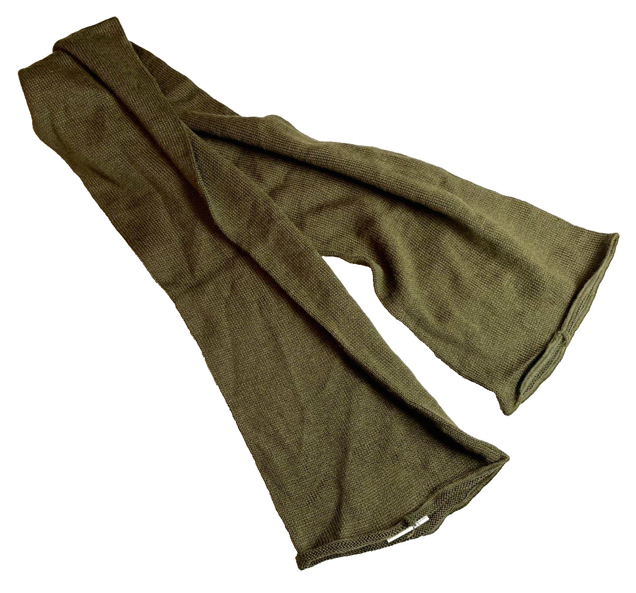 USGI Military 1980's Wool Tube Scarf 50" OG-208 Olive Drab 8440-00-823-7520 MINT