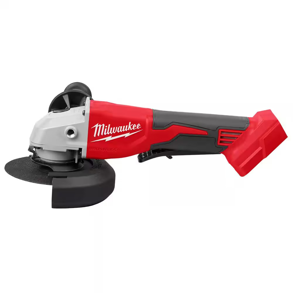 M18 18V Lithium-Ion Brushless Cordless 4-1/2 in./5 in. Grinder w/Paddle Switch