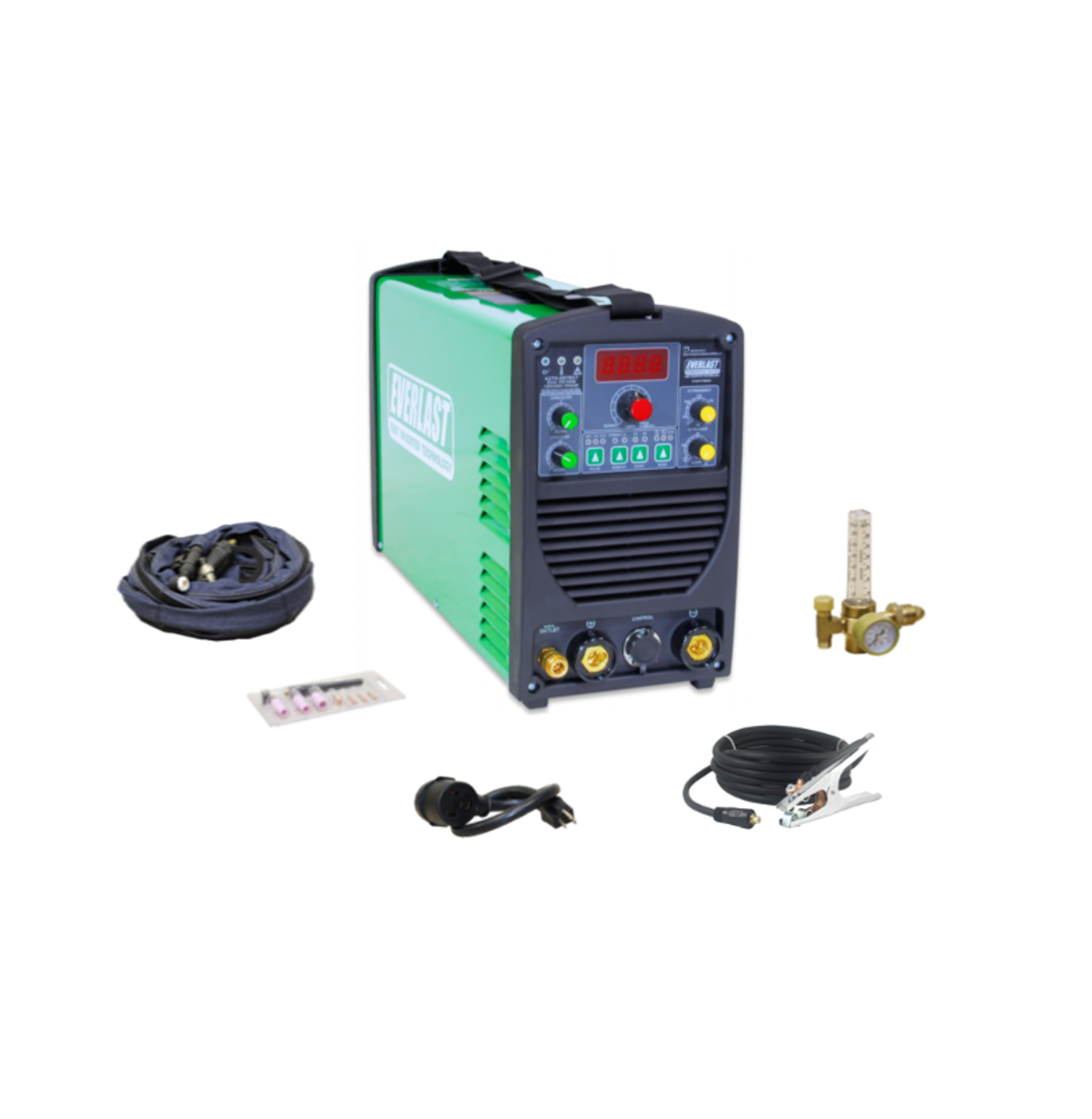 PowerTIG 185DV GTAW 185Amp AC/DC 110/220v Dual Voltage TIG Stick Welder Everlast