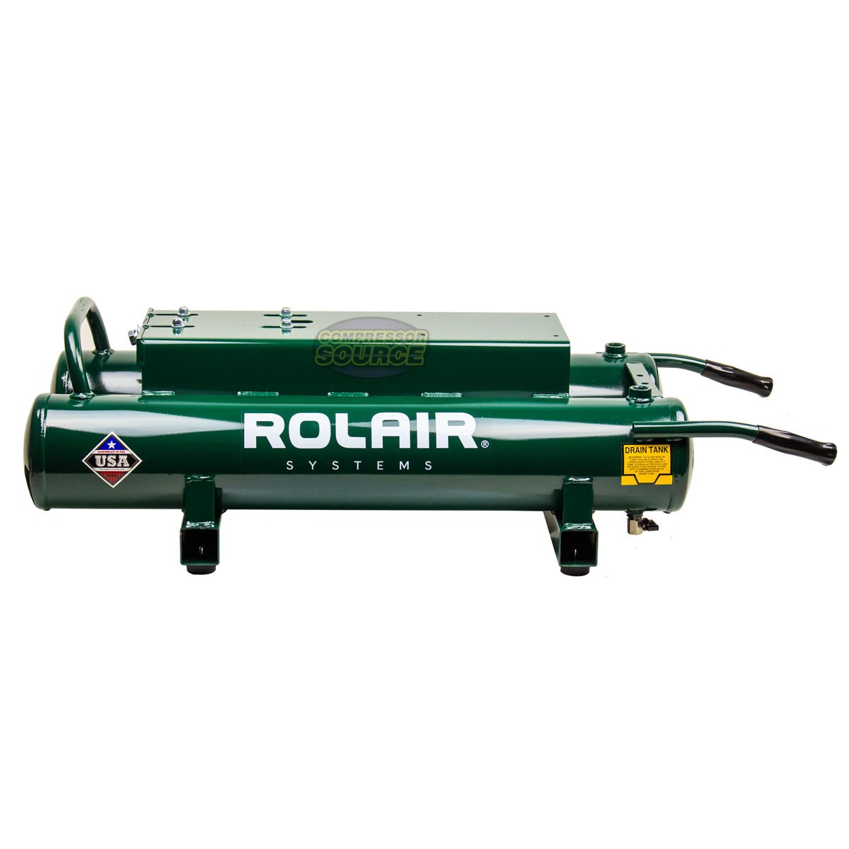 Rolair Replacement Air Tank 9 Gallons Double Tank Wheelbarrow Style TNKASY4090