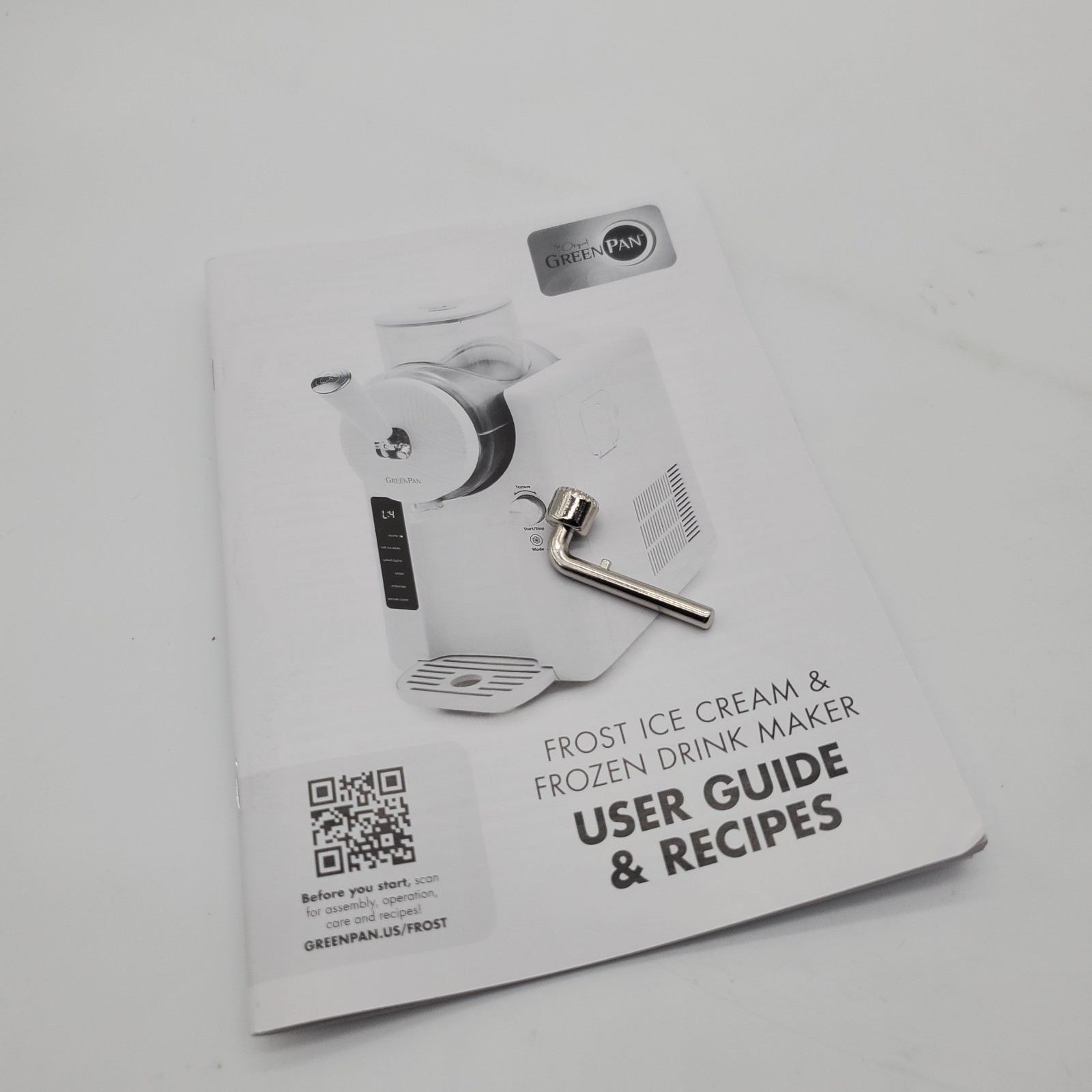 GreenPan Frost Ice Cream & Frozen Drink Maker Berry Blue