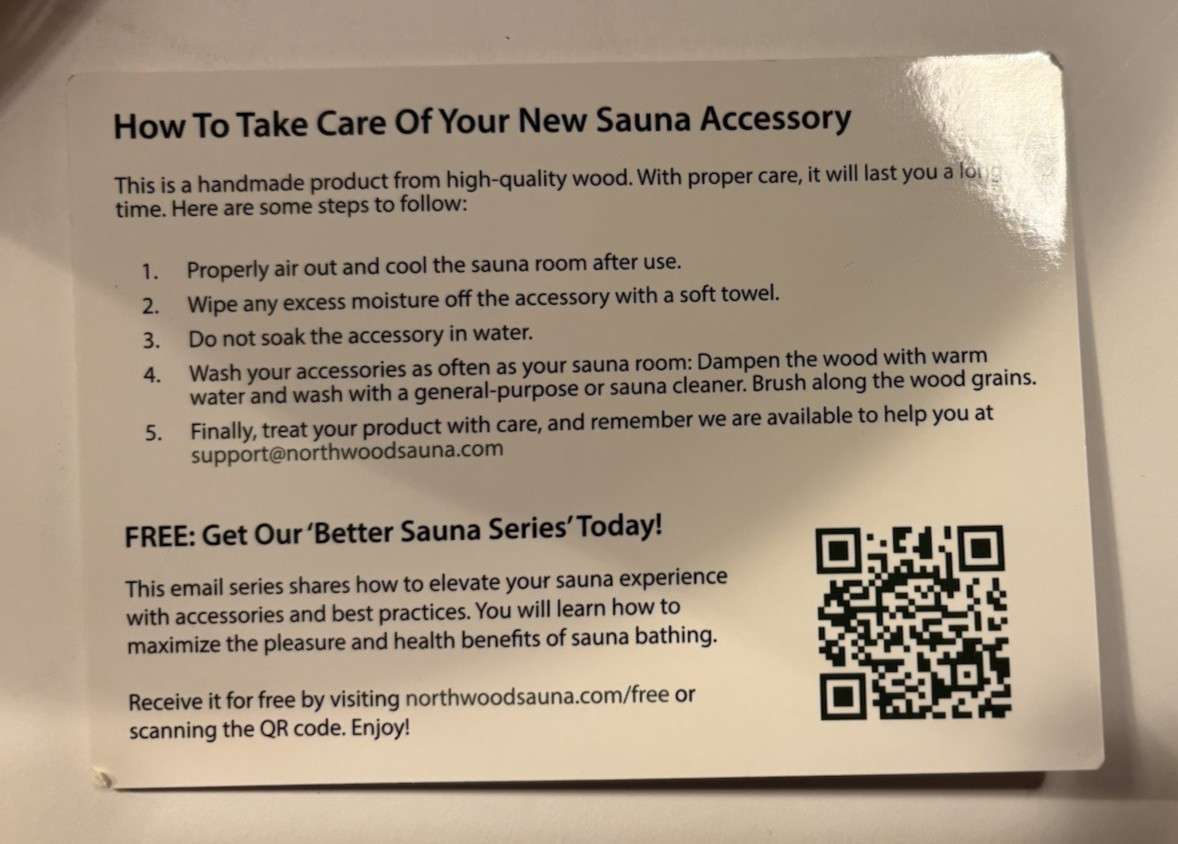 Northwood Sauna Cedar Bucket And Dipper READ