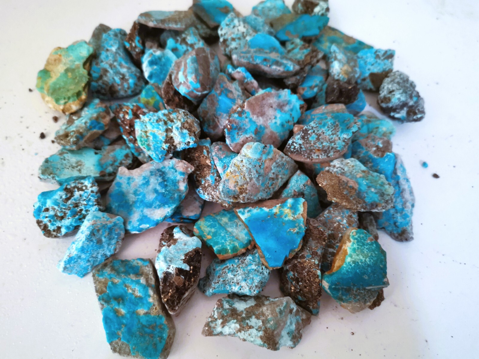 500 Carat Lots Natural Persian Turquoise & Pyrite Rough stone , No Treatments