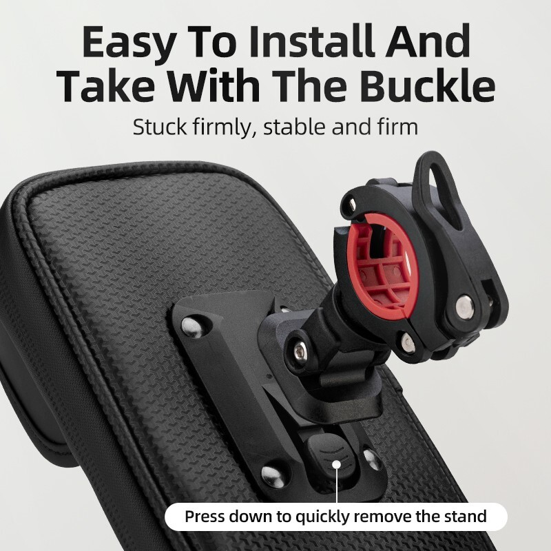 360 Rotation Motorcycle Bicycle Bike Handlebar Cell Phone Mount Holder Bag Case