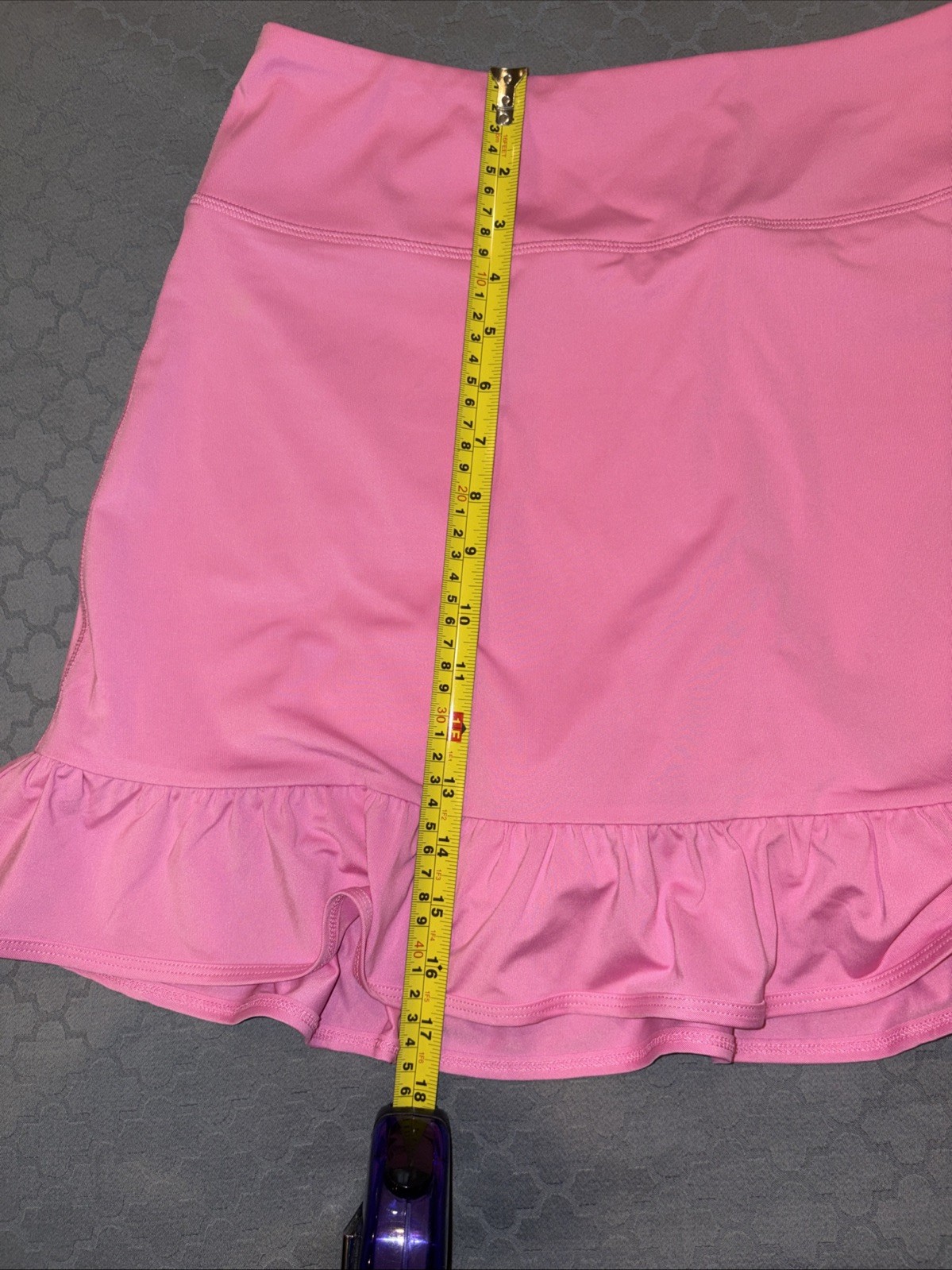 NEW Vineyard Vines Tisbury Performance Ruffle Skirt Pink With Tag Size Large $69