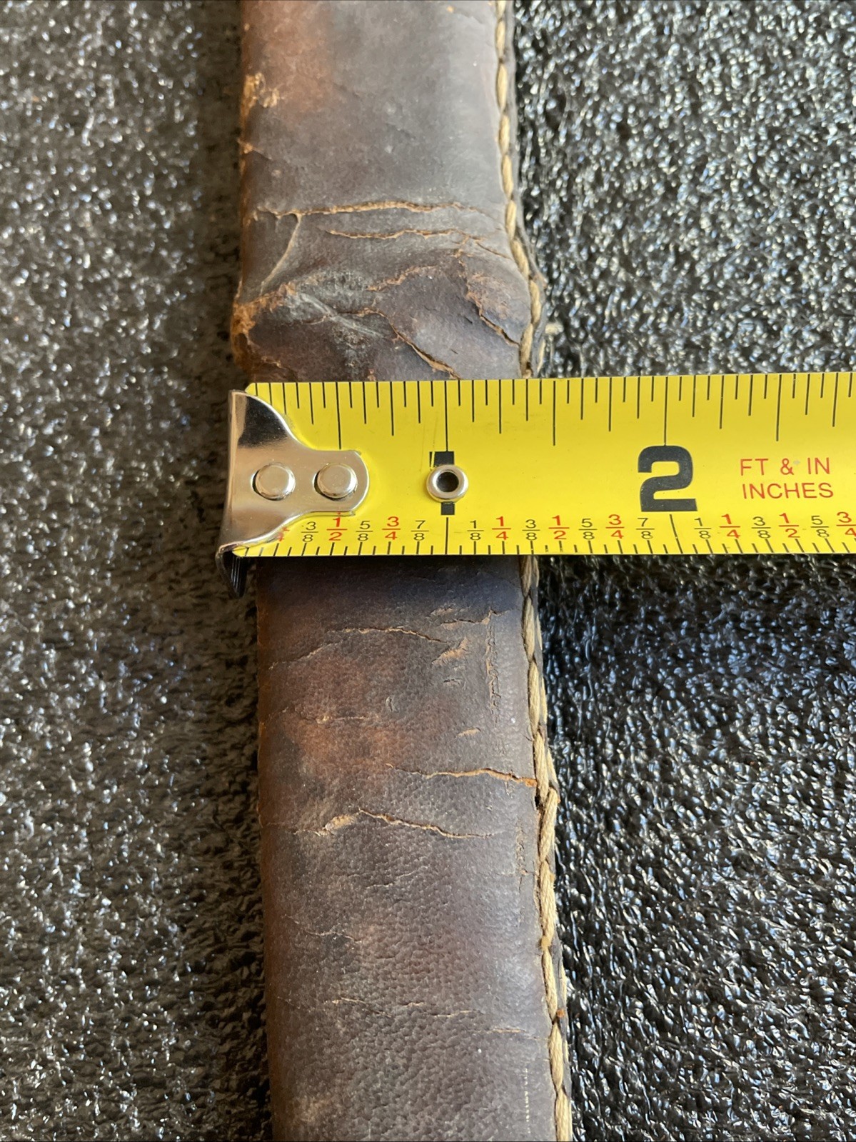 ORIGINAL WWII WW2 JAPANESE SWORD LEATHER SCABBARD COVER FOR PARTS OR REPAIR