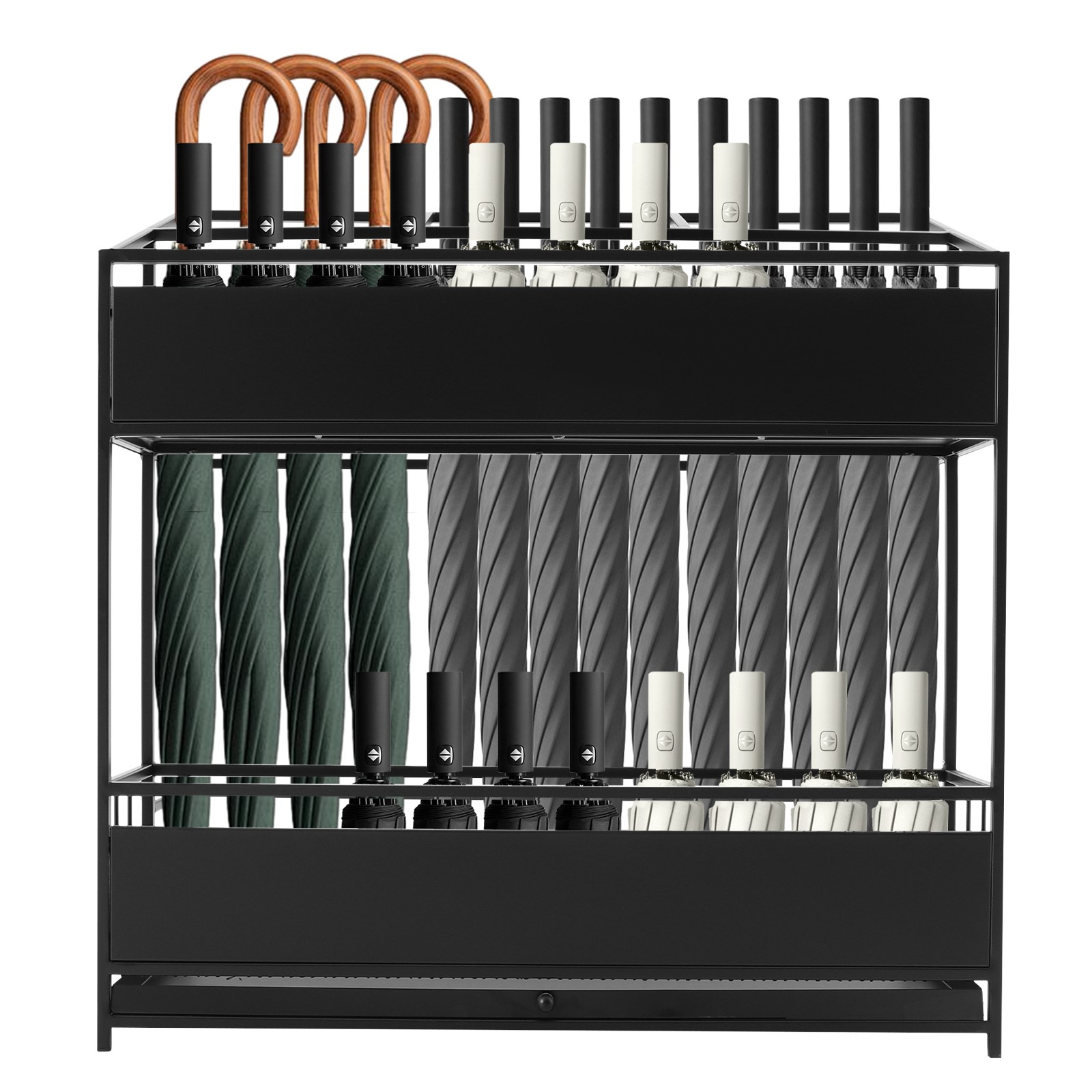 Umbrella Stand Rack, Commercial Metal Umbrella Holder, Entrance Umbrella Holder