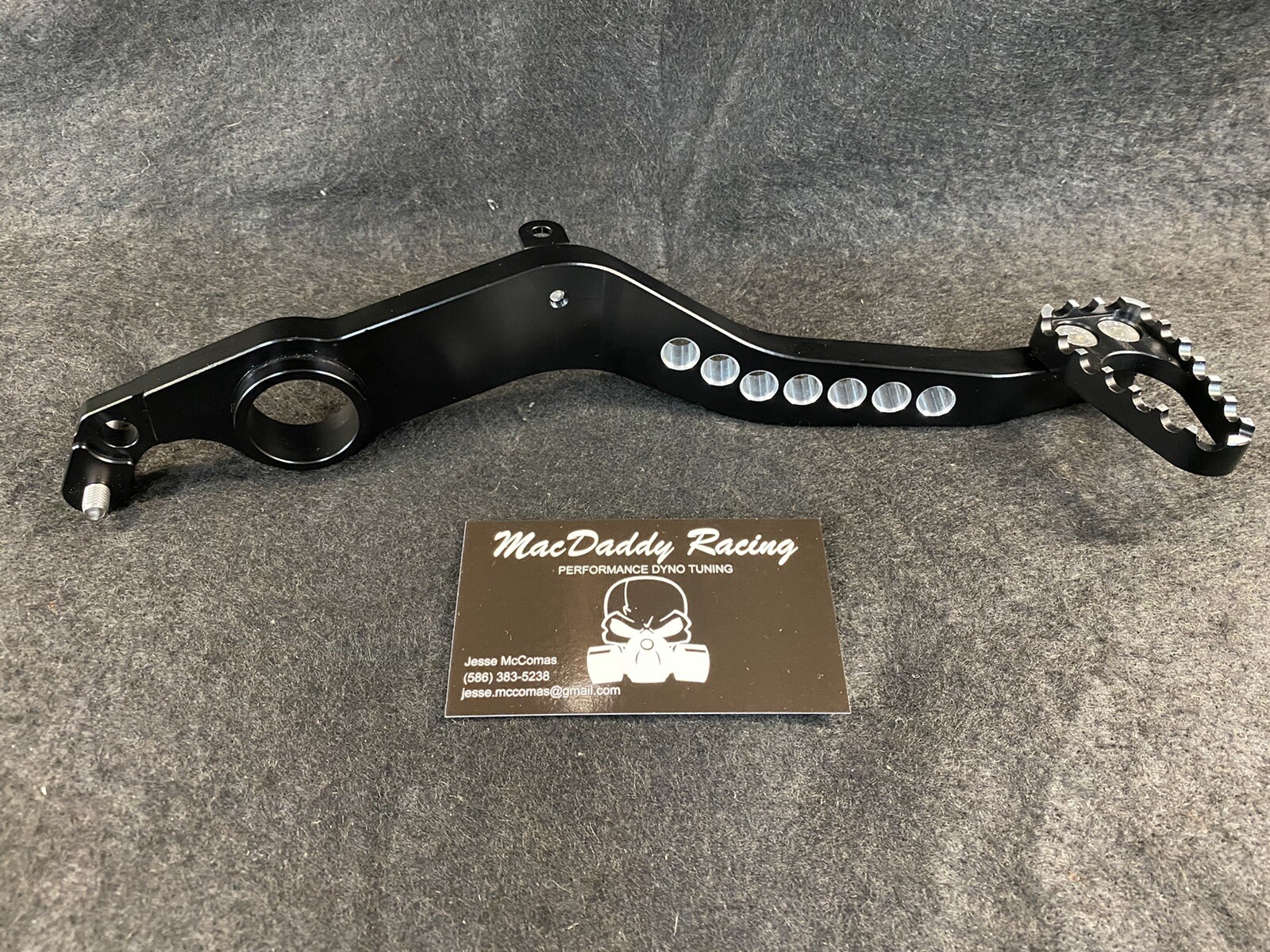 MacDaddy Racing Yamaha Raptor 700 Billet Aluminum Rear Brake Foot Pedal Lever