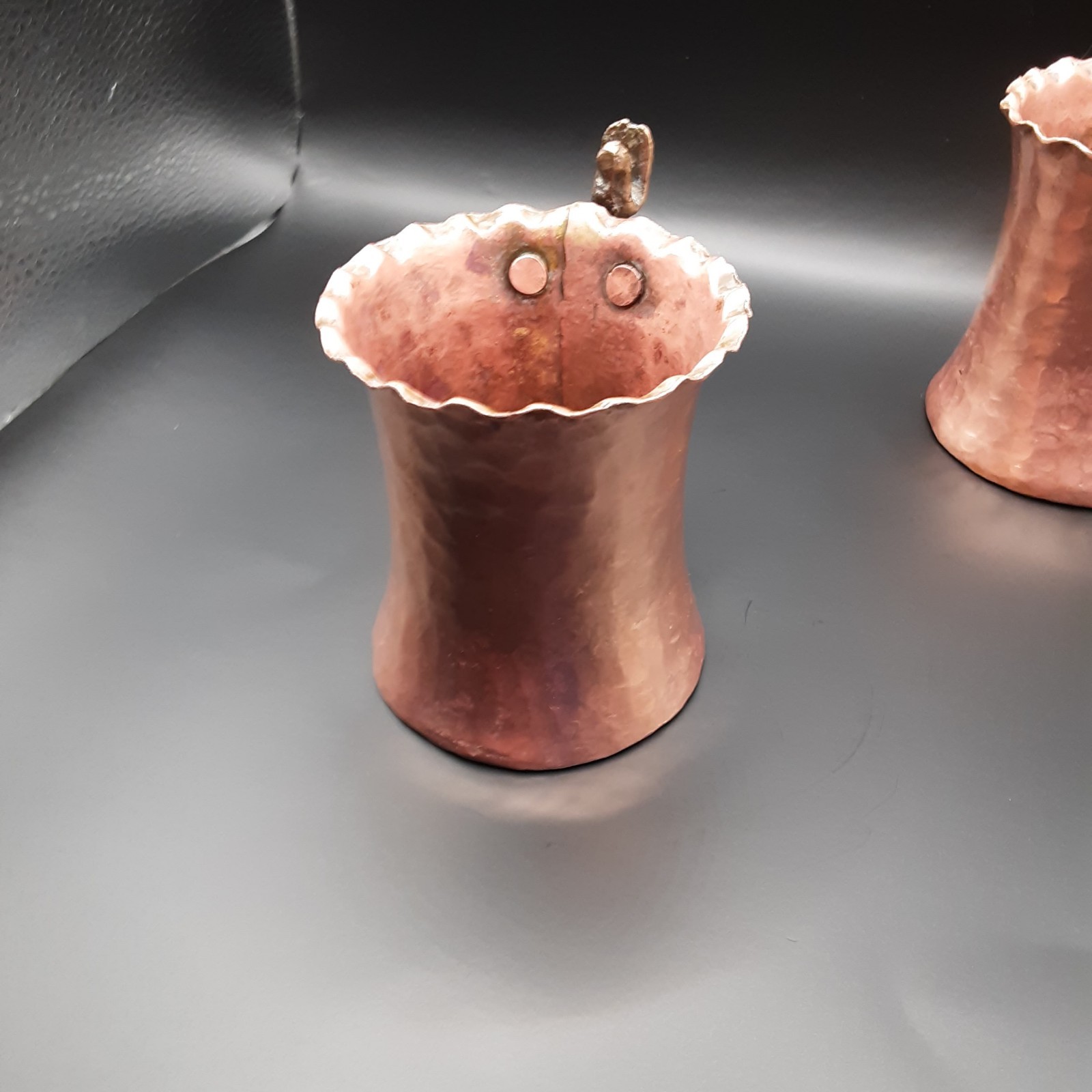 Copper Beer Mugs Handcrafted Moscow Mule Cups Set of 2