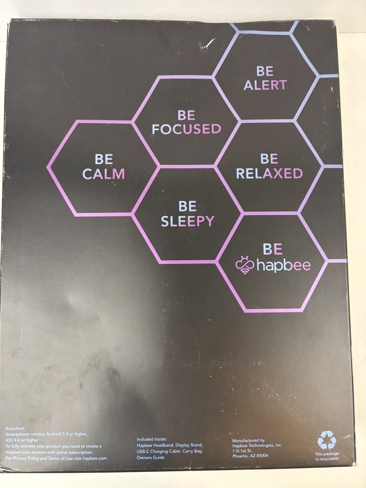 Hapbee Smart Electromagnetic Therapy Neckband Wearable Health Model AC100