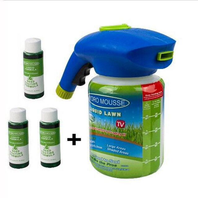 Lawn Hydro-Mousse Grass Spray Device Gardening Seed Liquid Sprinkler Household