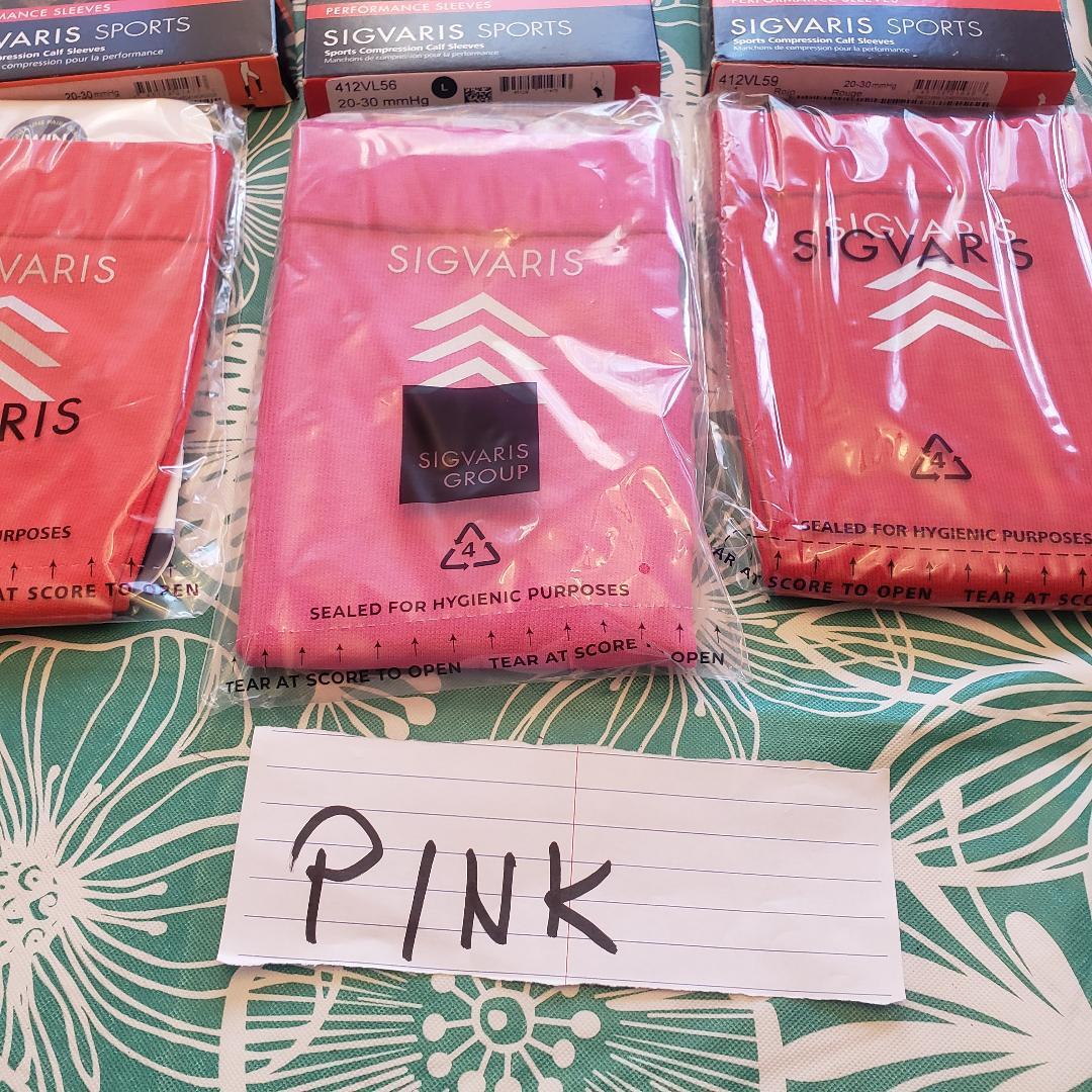 Sigvaris Performance Calf Sleeves Men Women Unisex 20-30 Compression Size Color