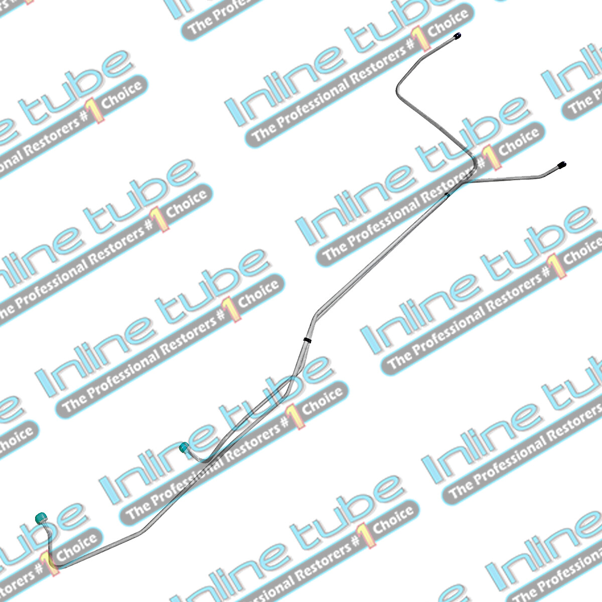 1980-89 Dodge Truck Automatic Transmission Cooler Lines, OE Steel