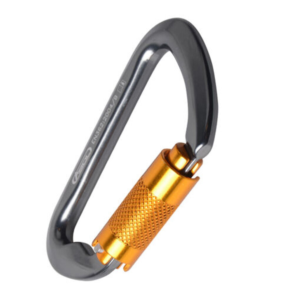 30KN Auto Locking Carabiner Climbing Aluminum Twist Lock Heavy Duty Clip Tree