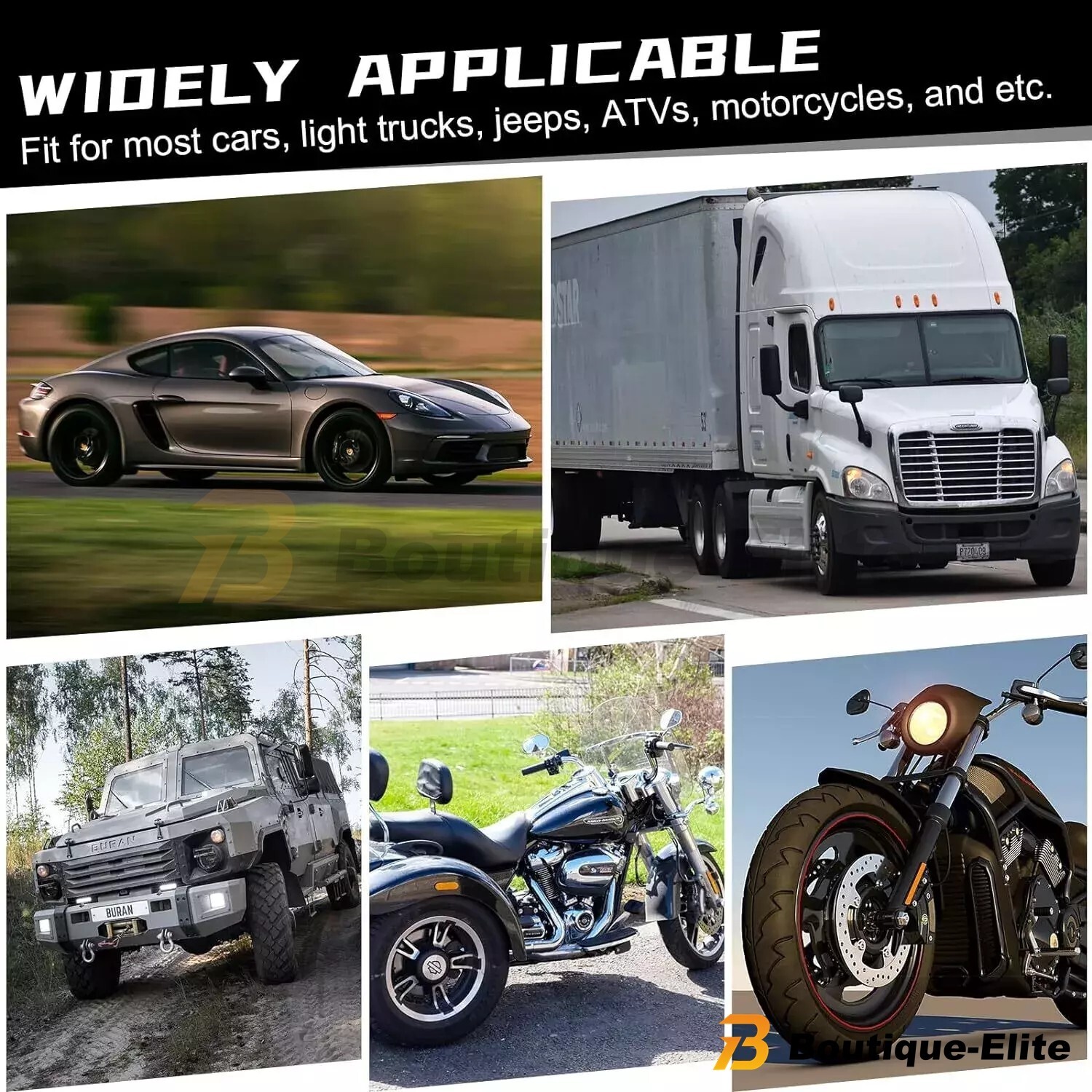 25Pcs TR412 Tubeless Tire Valve Stems Stubby for ATV, Lawn Mower, Etc