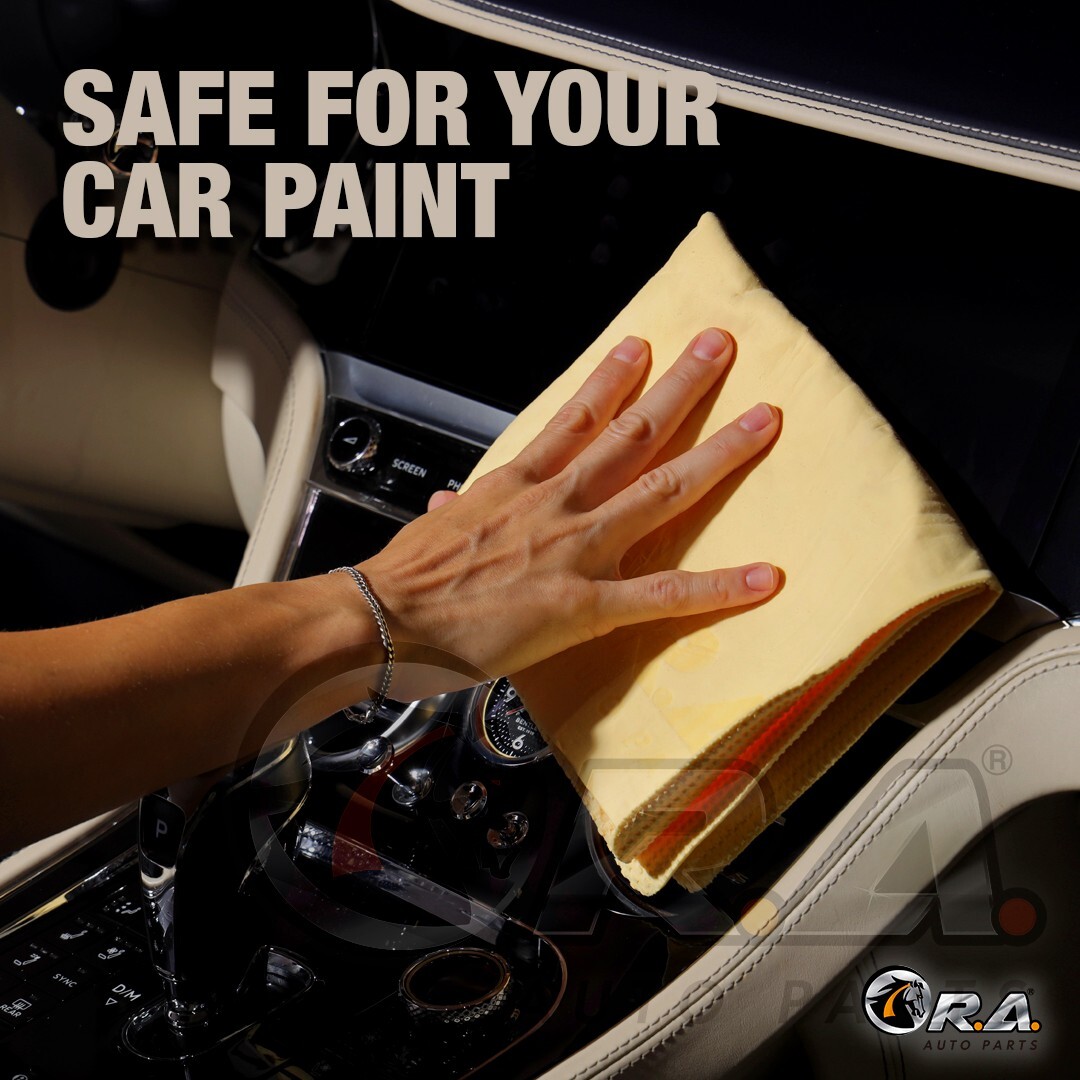 3-Pack PVA Synthetic REUSABLE Cleaning Chamois Cloth for Car Home Garden 17”x13"