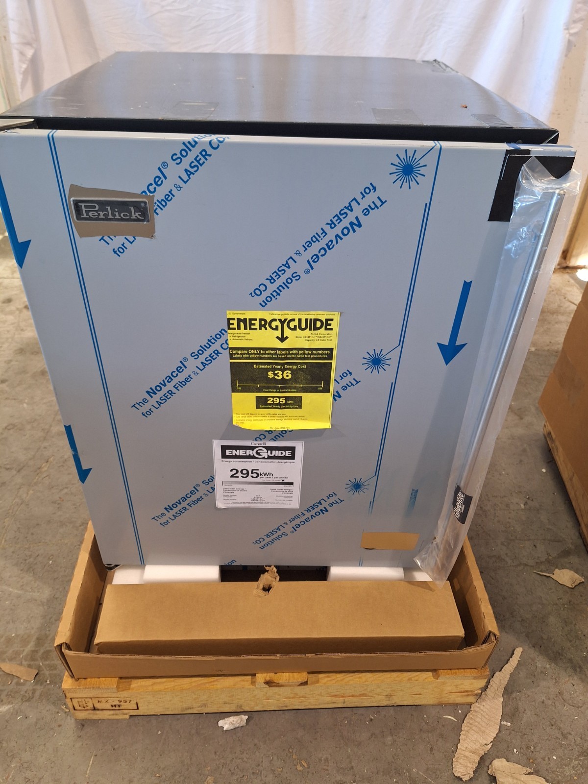 HA24RB-3-1L Perlick 24" ADA Refrigerator, SS Solid Door, Left Hinge - 2009047606