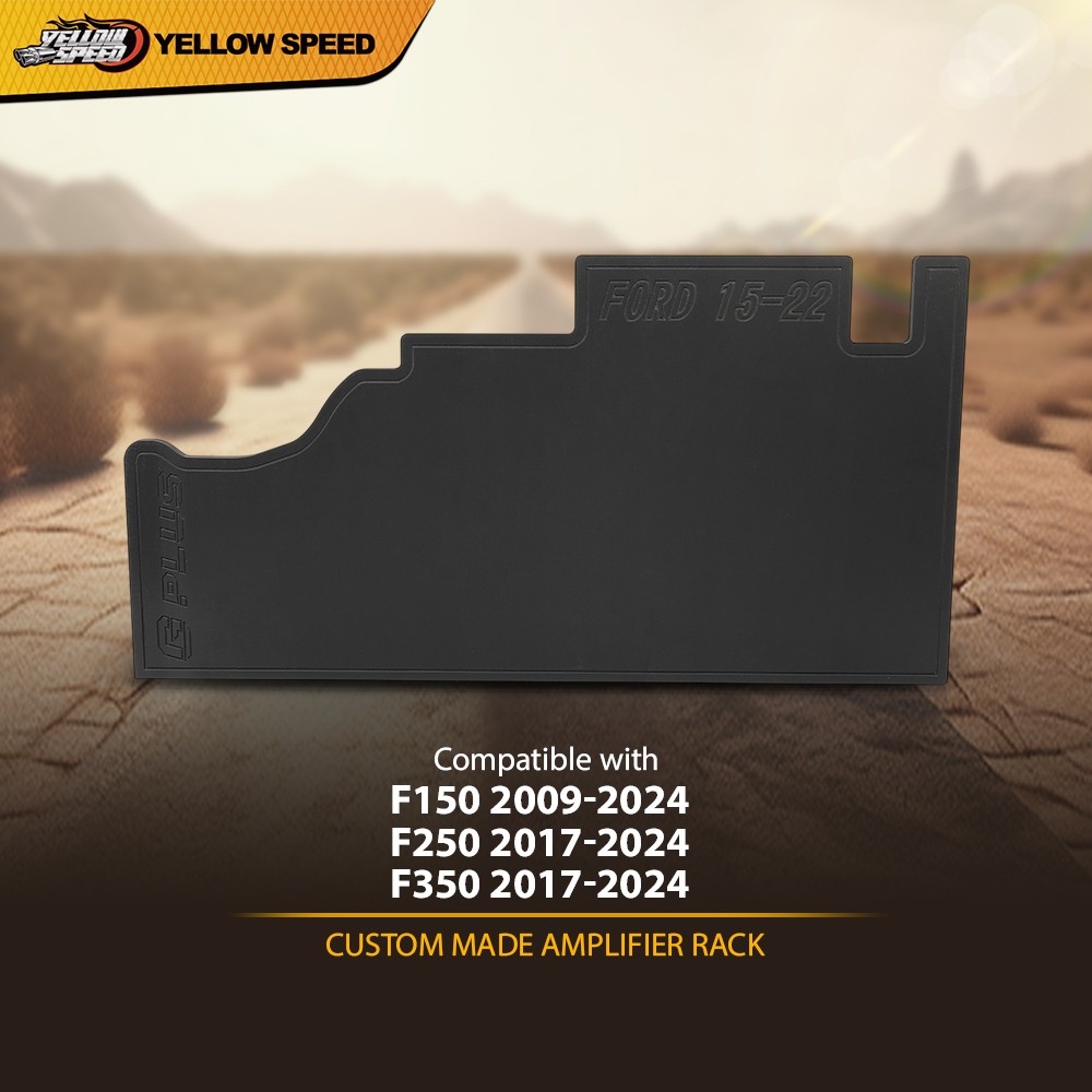 Custom Made Amplifier Rack Fits 2009-2024 Ford F-150/2017-2024 F-250 F-350 Truck