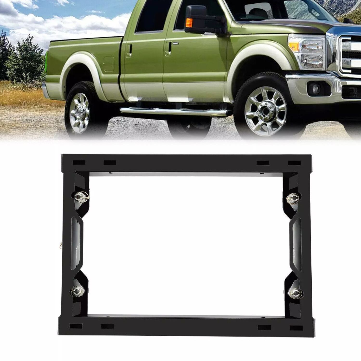 For Ford F350 F250 Super Duty 11-20 5th Wheel Hitch Adapter w/Handles Hitch Prep
