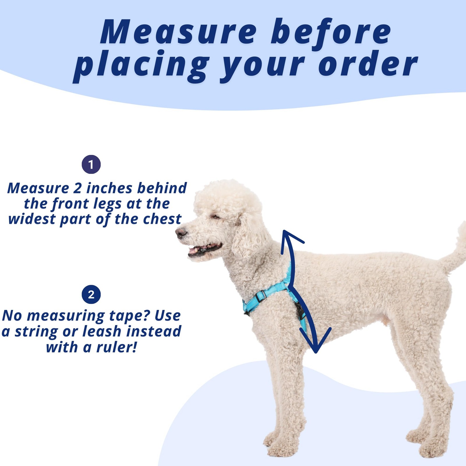 ShawnCo Dream Walk Pro Dog Harness- No-Pull, Comfortable, Medium, Icy Lilac