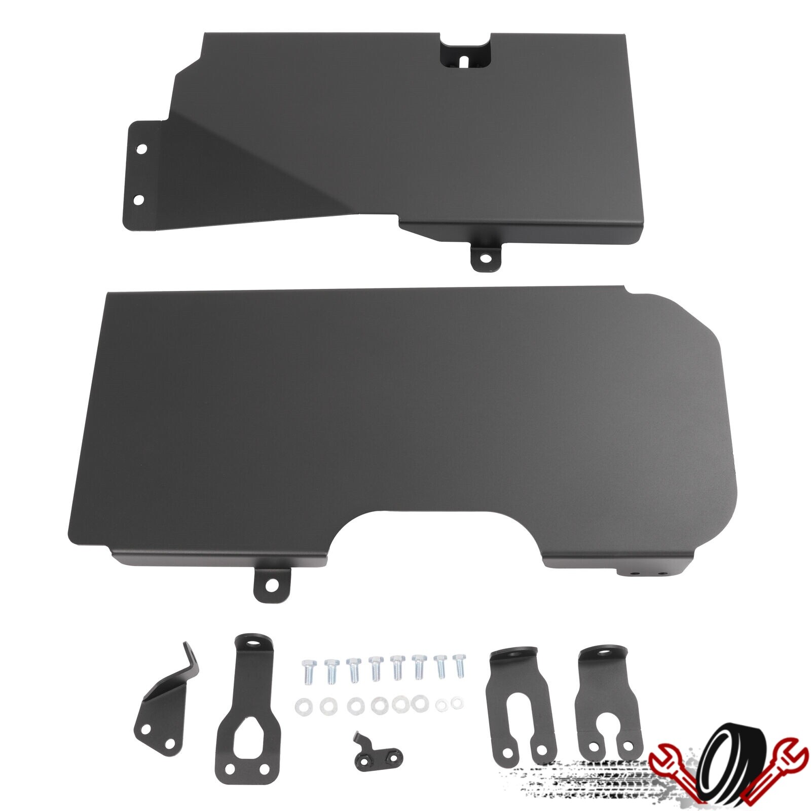 New Black For Jeep Wrangler JK 2007-2018 4WD 4-Door Steel Gas Tank Skid Plate