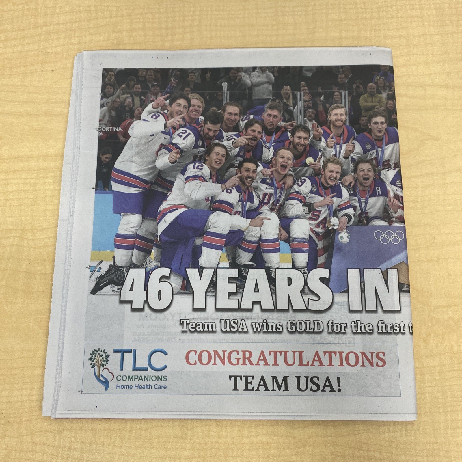 USA Mens Hockey Wins Olympic Gold Medal Feb 26 2026 NewYork AMNY Newspaper