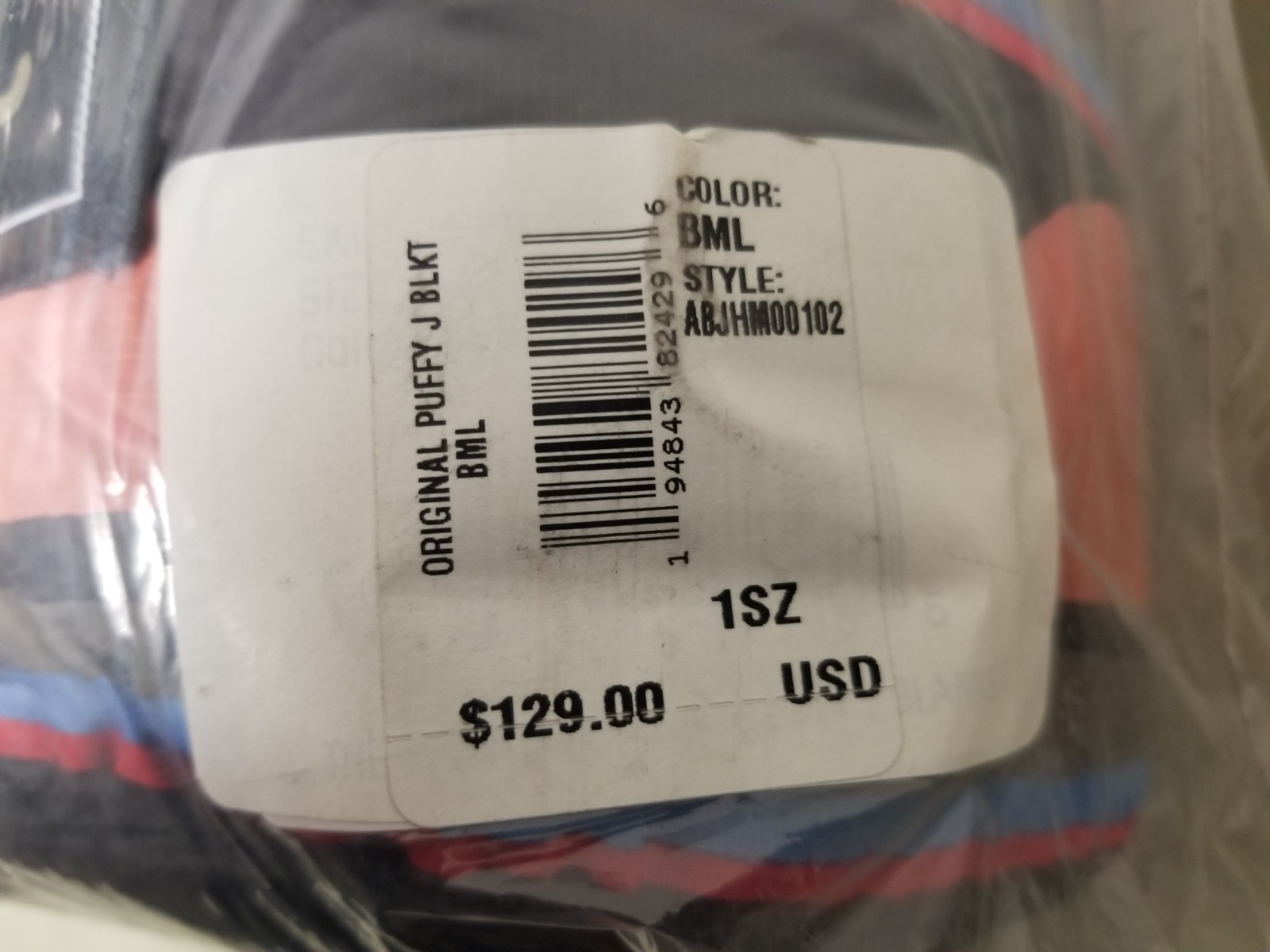 New Billabong Rumpl Adventure Division Puffy Blanket.