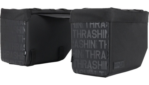 Thrashin Supply Co. Essential Base Saddlebags Black