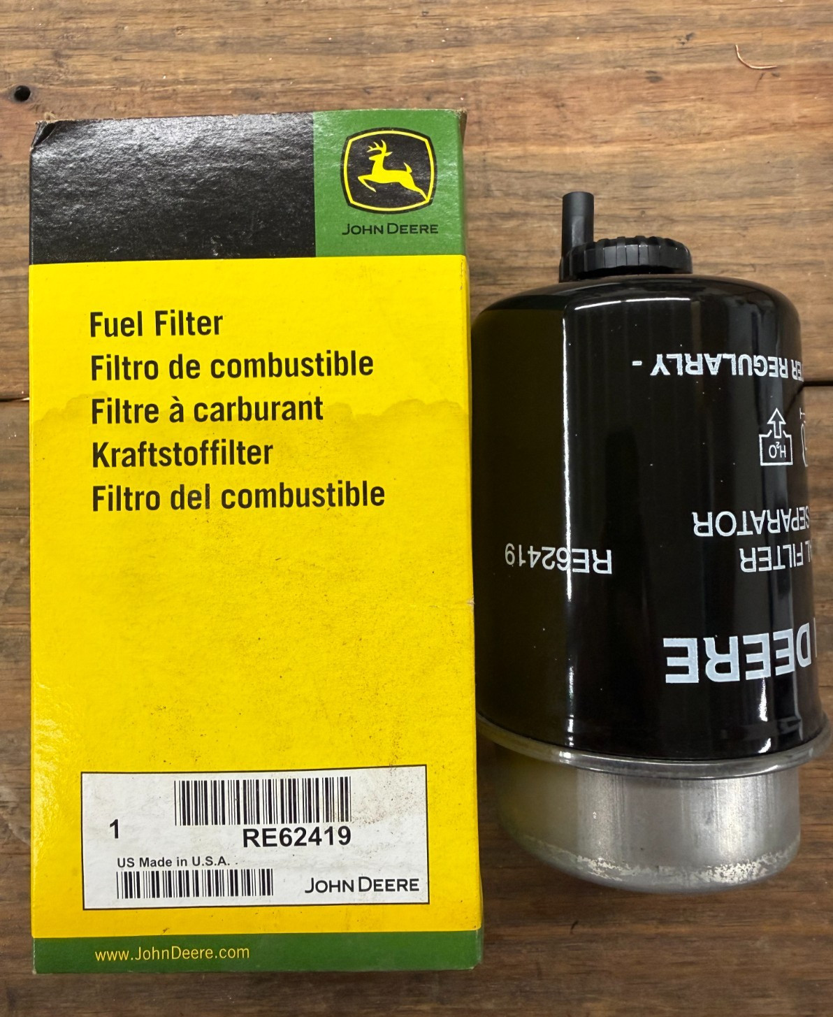 RE62419 Fuel Filter Fit for John Deere 5078E 5083EN 5090E 5093EN 5101EN 5600
