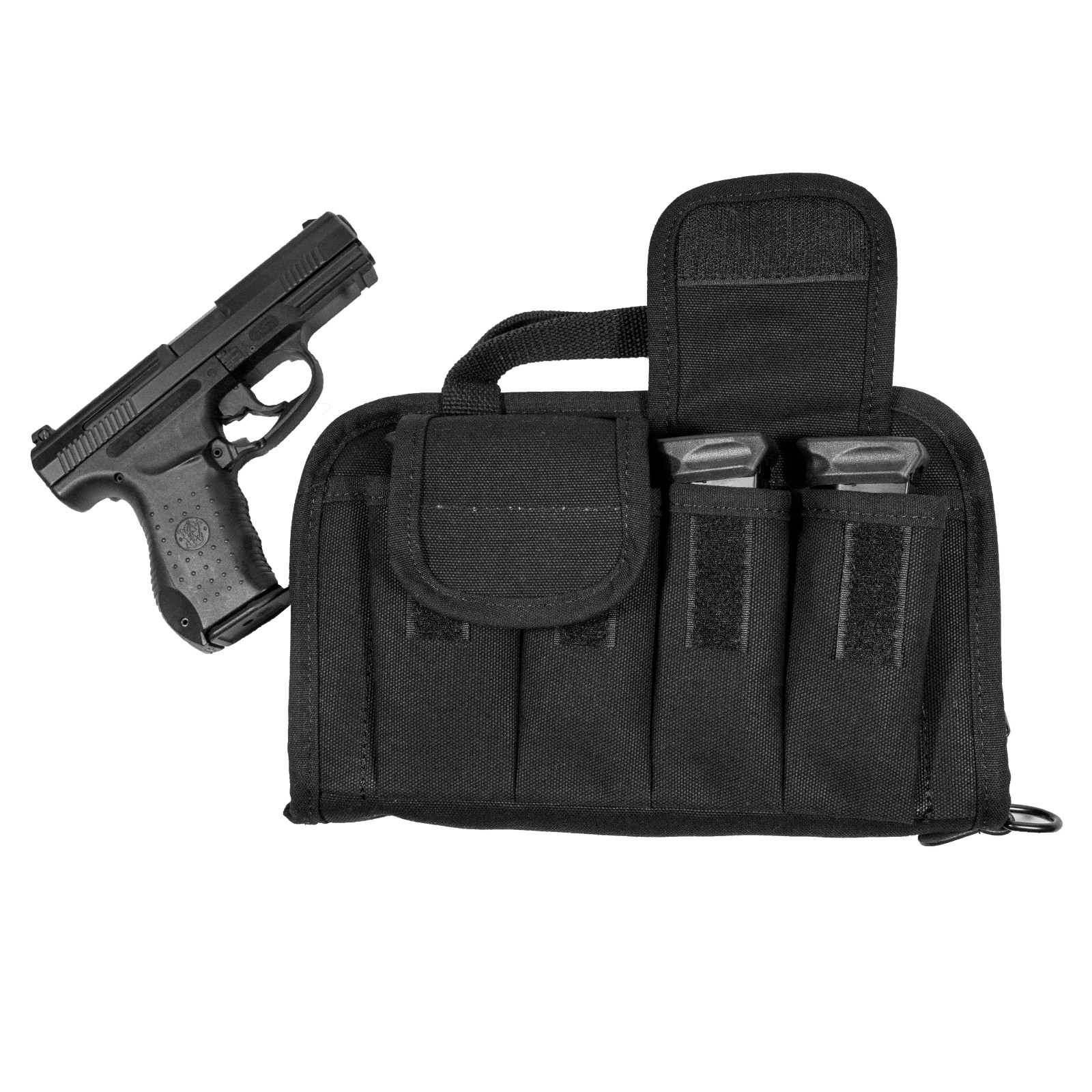 Boyt Canvas Pistol Pad Single Handgun Case For 1911 Style Autos Black, 0PP911003