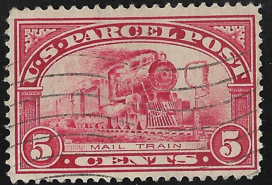 1913 US Scott #'s Q1 through Q6 1cent thru 10cent carmine used Parcel Post