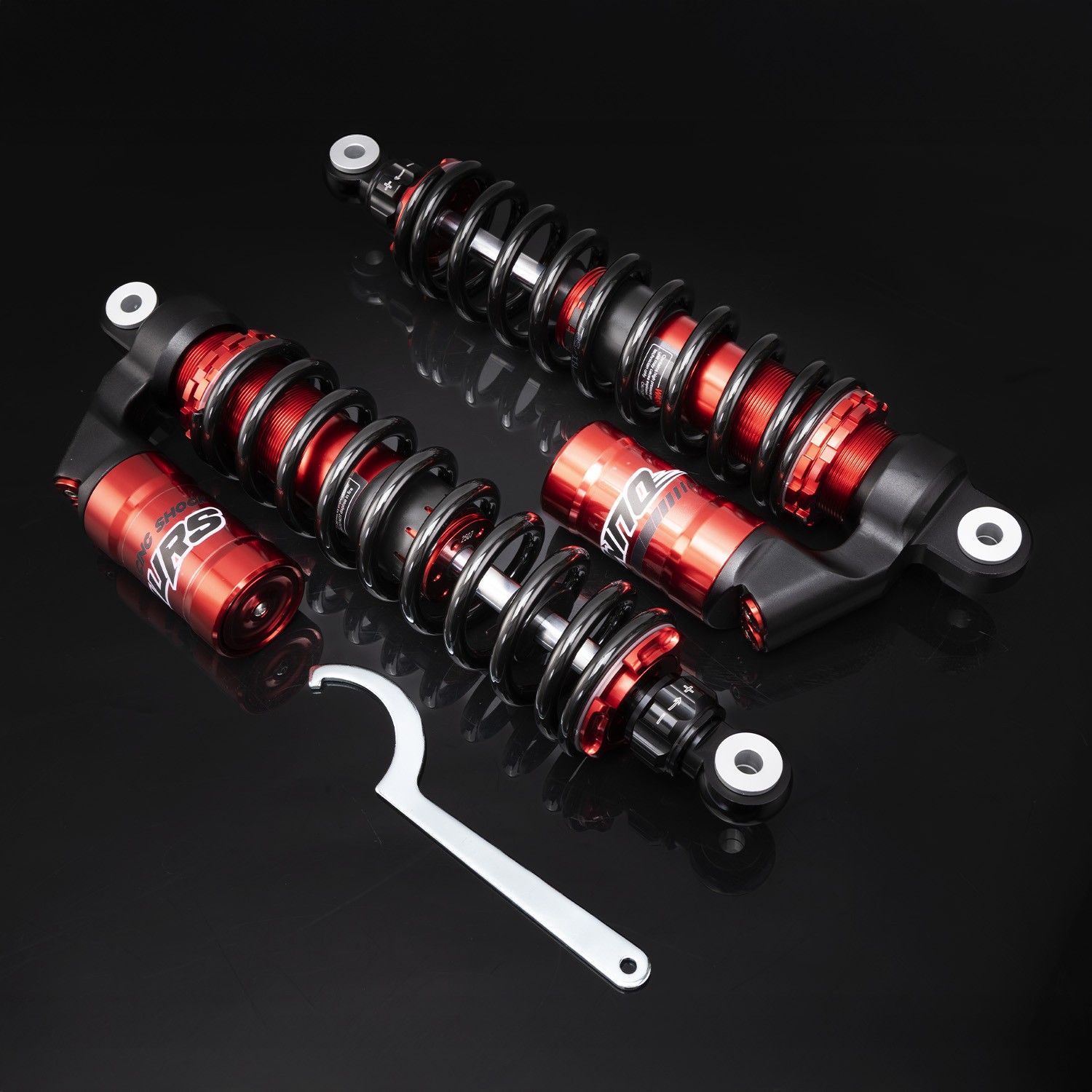 ADJUSTABLE STAGE 3 FRONT AIR SHOCKS ABSORBERS FOR HONDA SPORTRAX 300EX TRX300EX