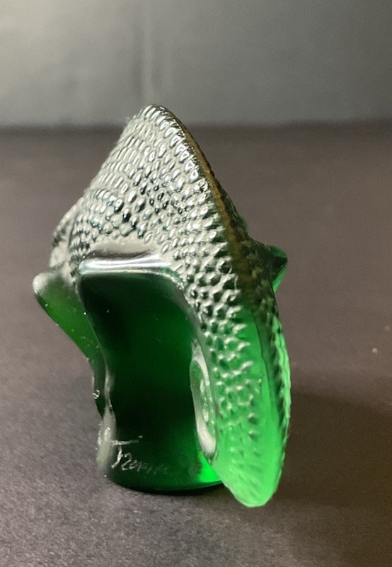 Lalique Emerald Green Chameleon 1 Of My Over 400 + Lalique Listings