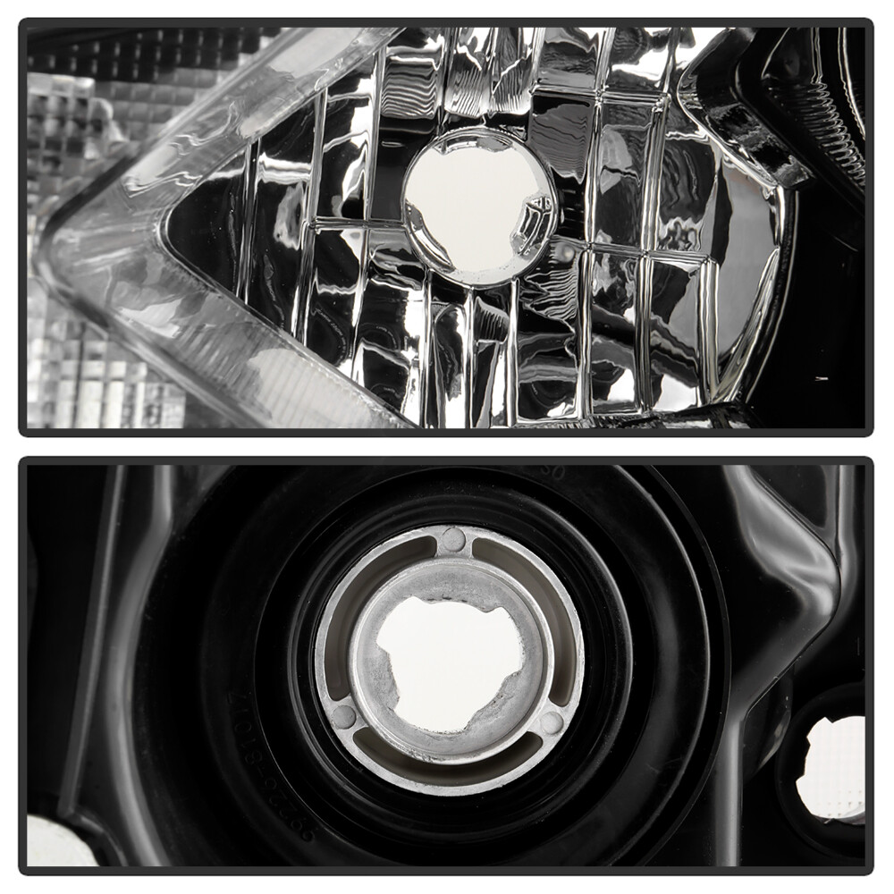 For 2016-2018 Nissan Altima w/o LED DRL Halogen Black Headlights Headlamps Set