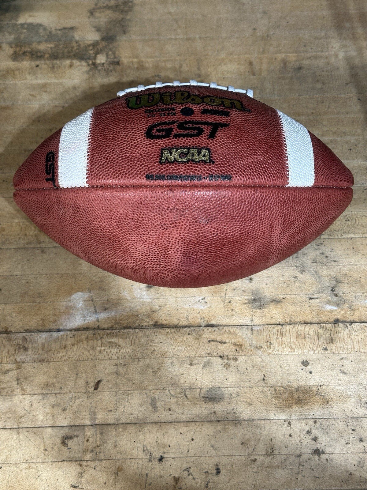 Wilson GST Full-Size Red NFL Panel Color Leather NFHS / NCAA Football - NEW