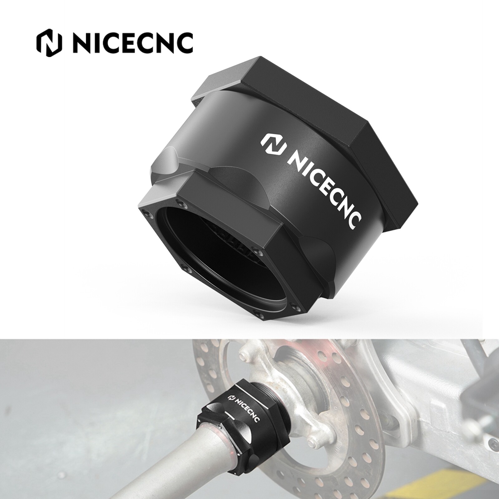 Rear Axle Lock Jam Nut Kit For Honda TRX400EX TRX300EX TRX400X TRX300X TRX250X