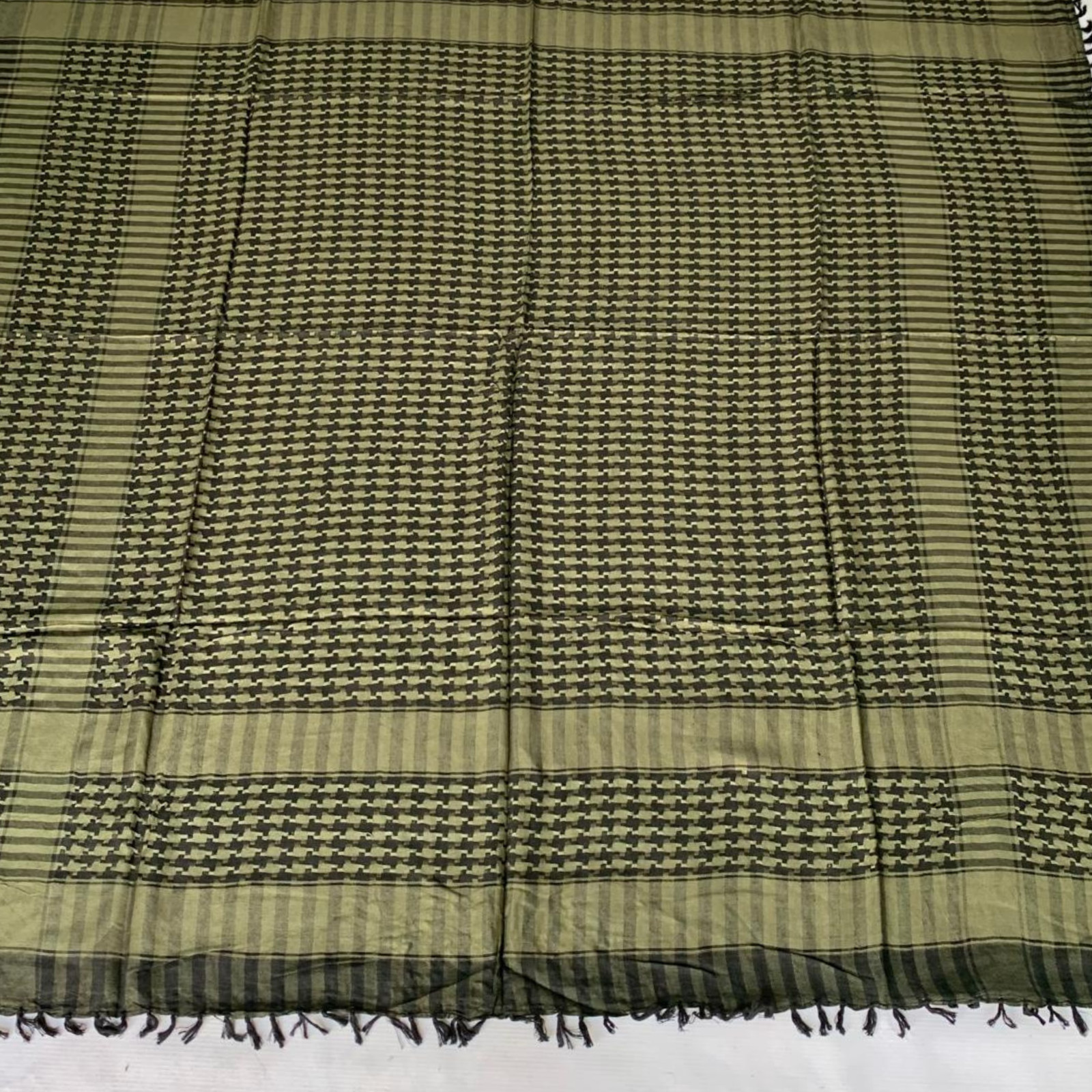 Military Shemagh Tactical Desert Scarf – Soft Woven Cotton Keffiyeh Head Wrap