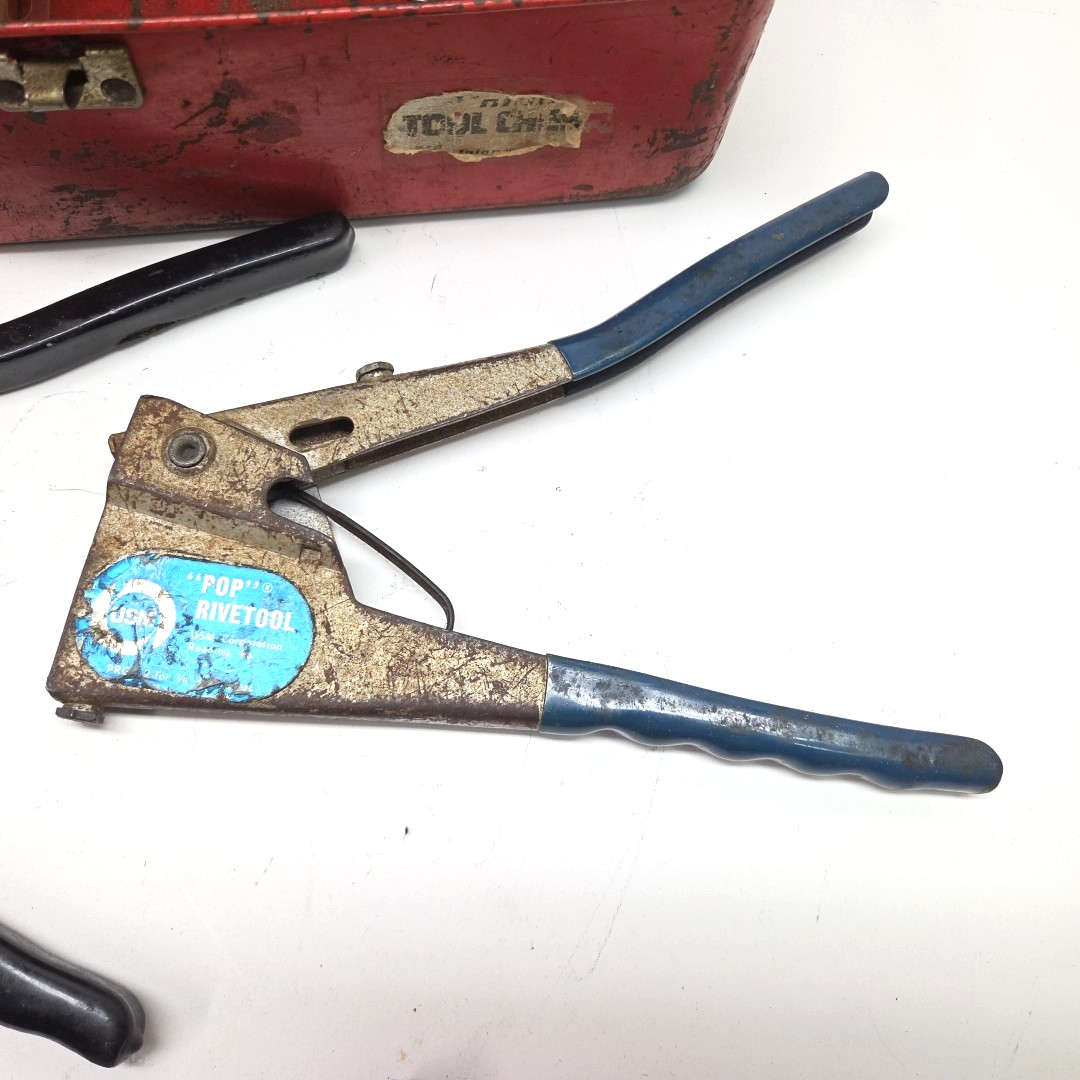 Klik Fast Pop Riveter Marson HP-2 Heavy Duty Hand Tools Kit Box Accessories