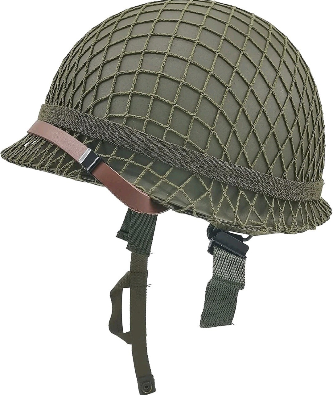 WWII US Army M1 Helmet Replica: NEW (Free Shipping)