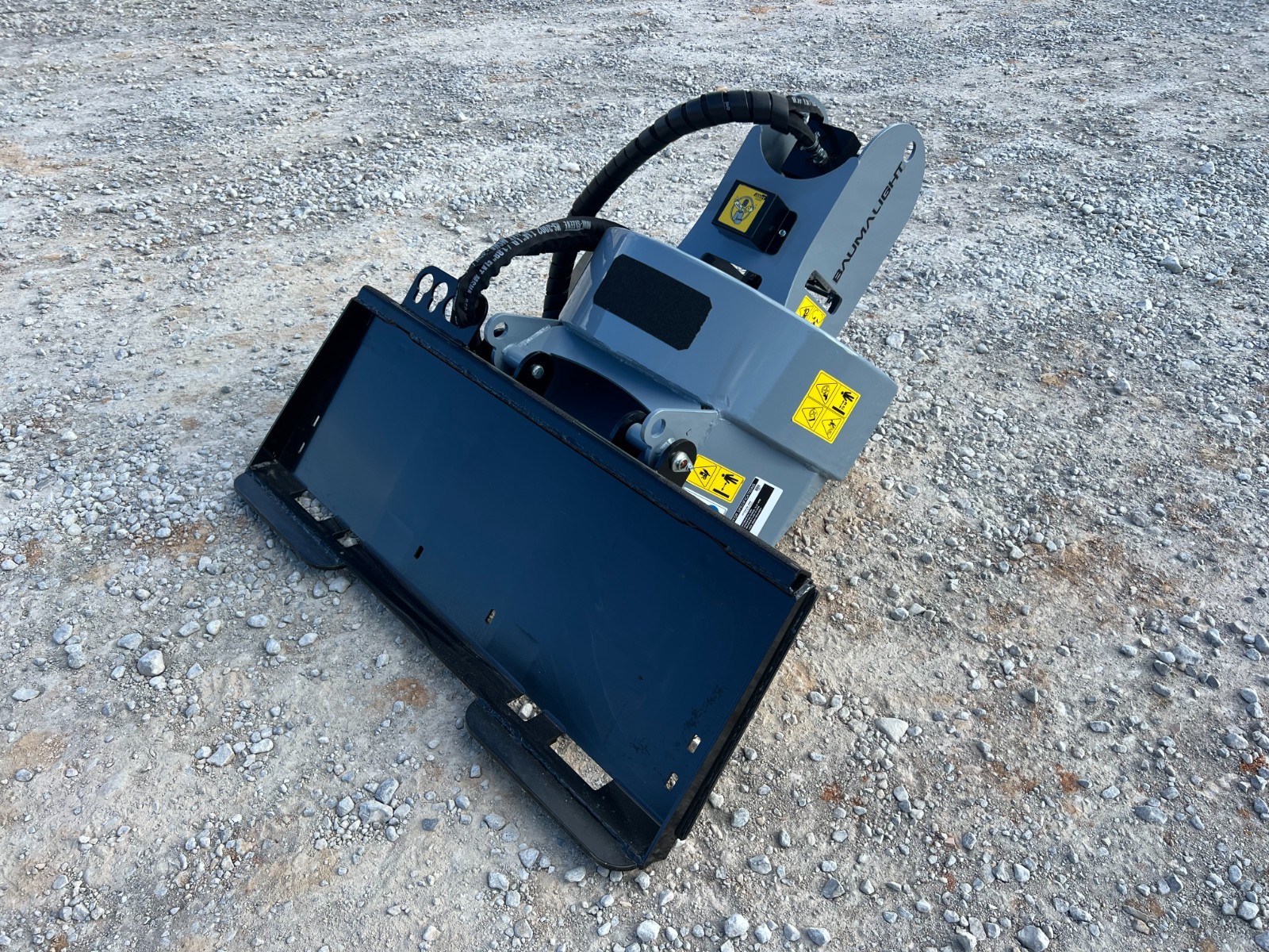 Baumalight S18 Stump Grinder Attachment Fits Low Flow Skid Steer Quick Attach