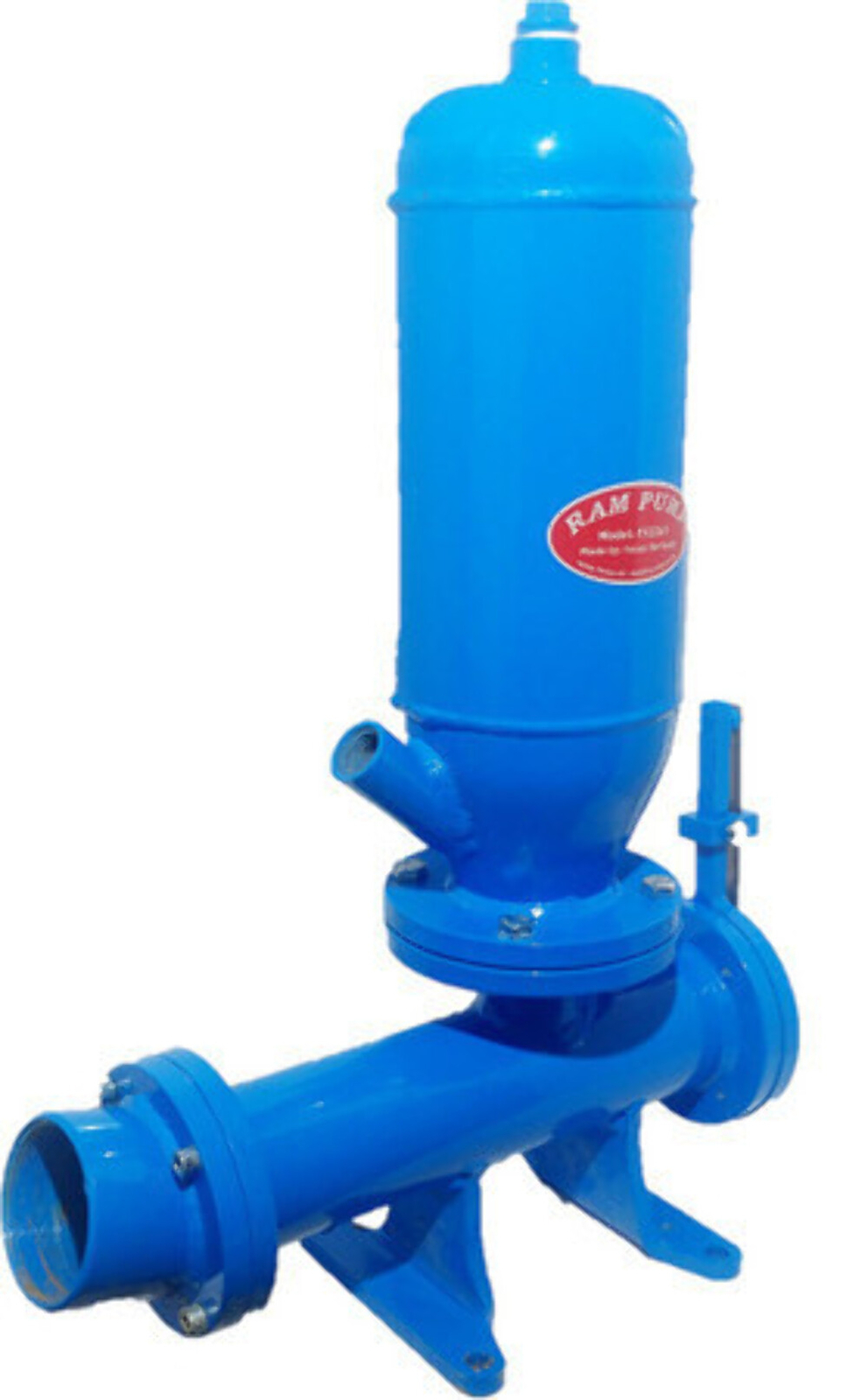 Hydraulic Water Ram Pump Waterpower driven for irrigation and animal watering