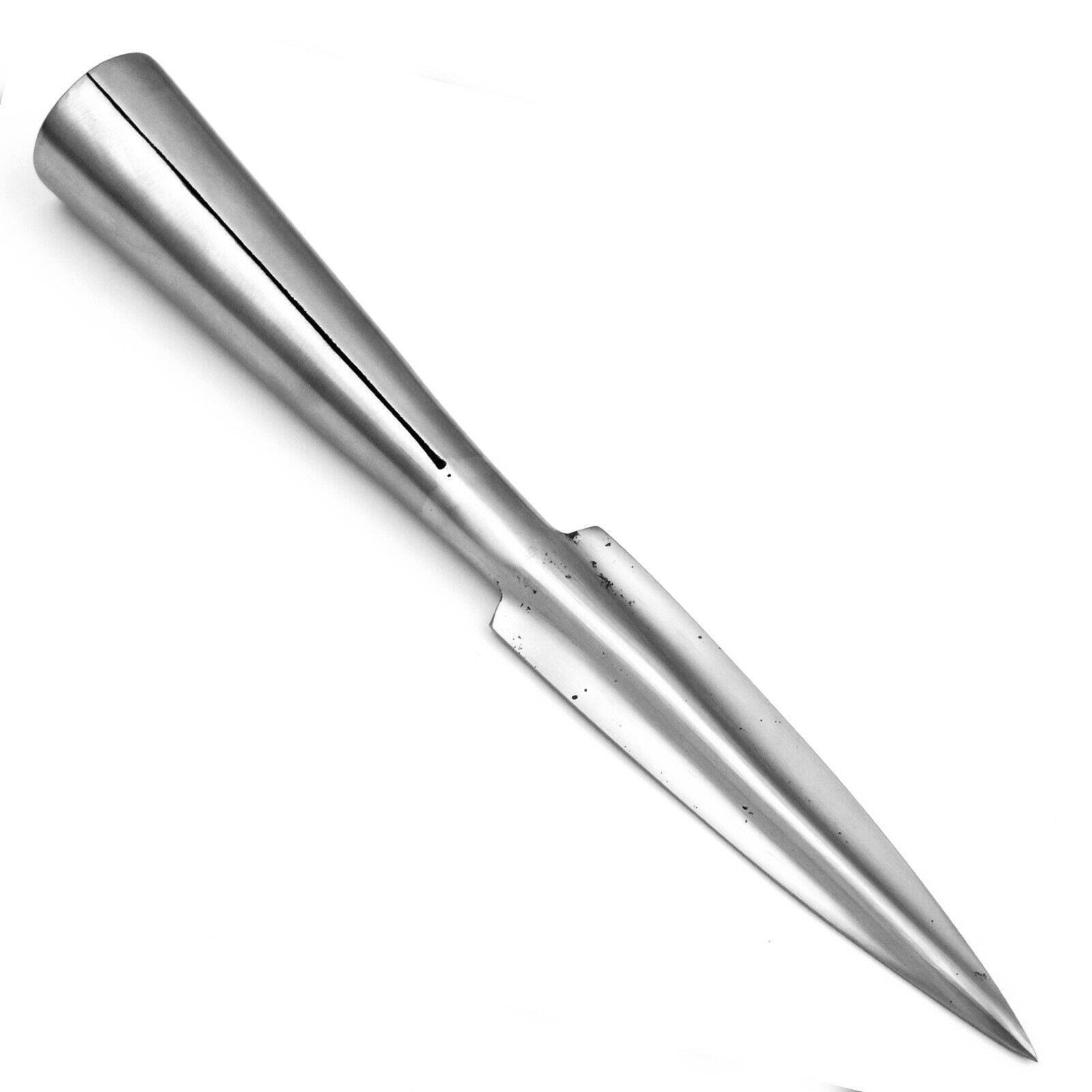 Medieval Functional Hengist Carbon Steel Arrow Point Spear Head 10.5 "