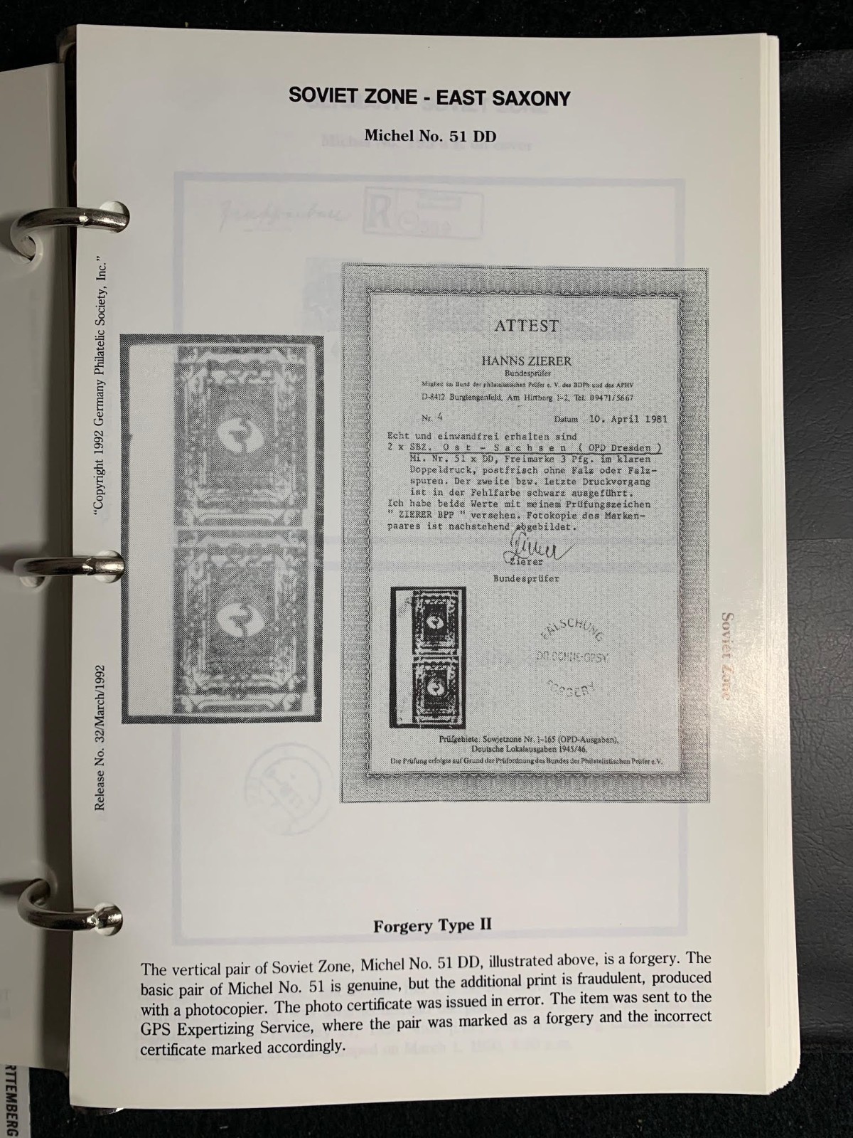 GPS Refernce Manual of (Germany) Forgeries - Dr Werner M Bohne - Vols 5 10