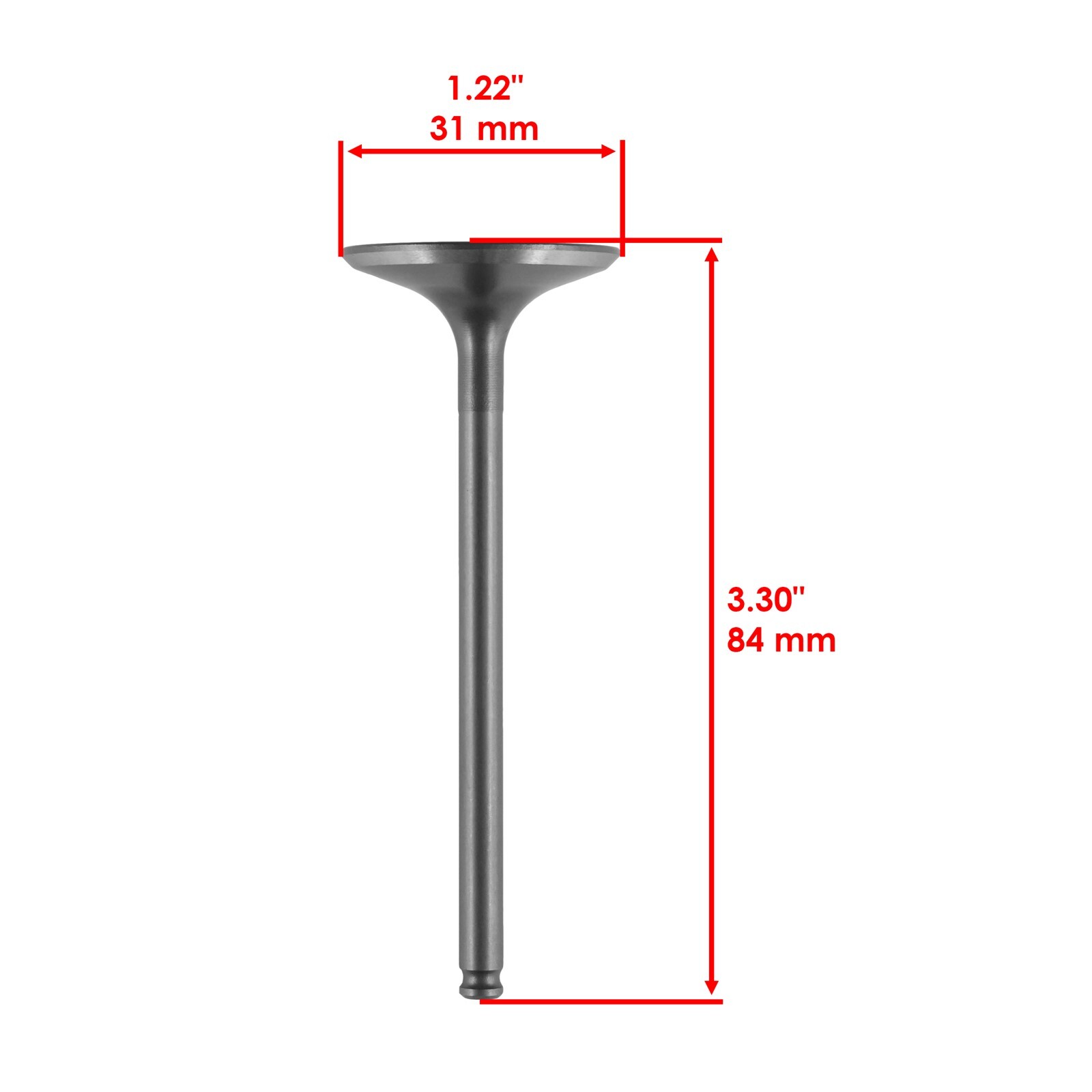 Caltric Exhaust & Intake Valve Kit For Honda CRF250R 2004 2005 2006 2007